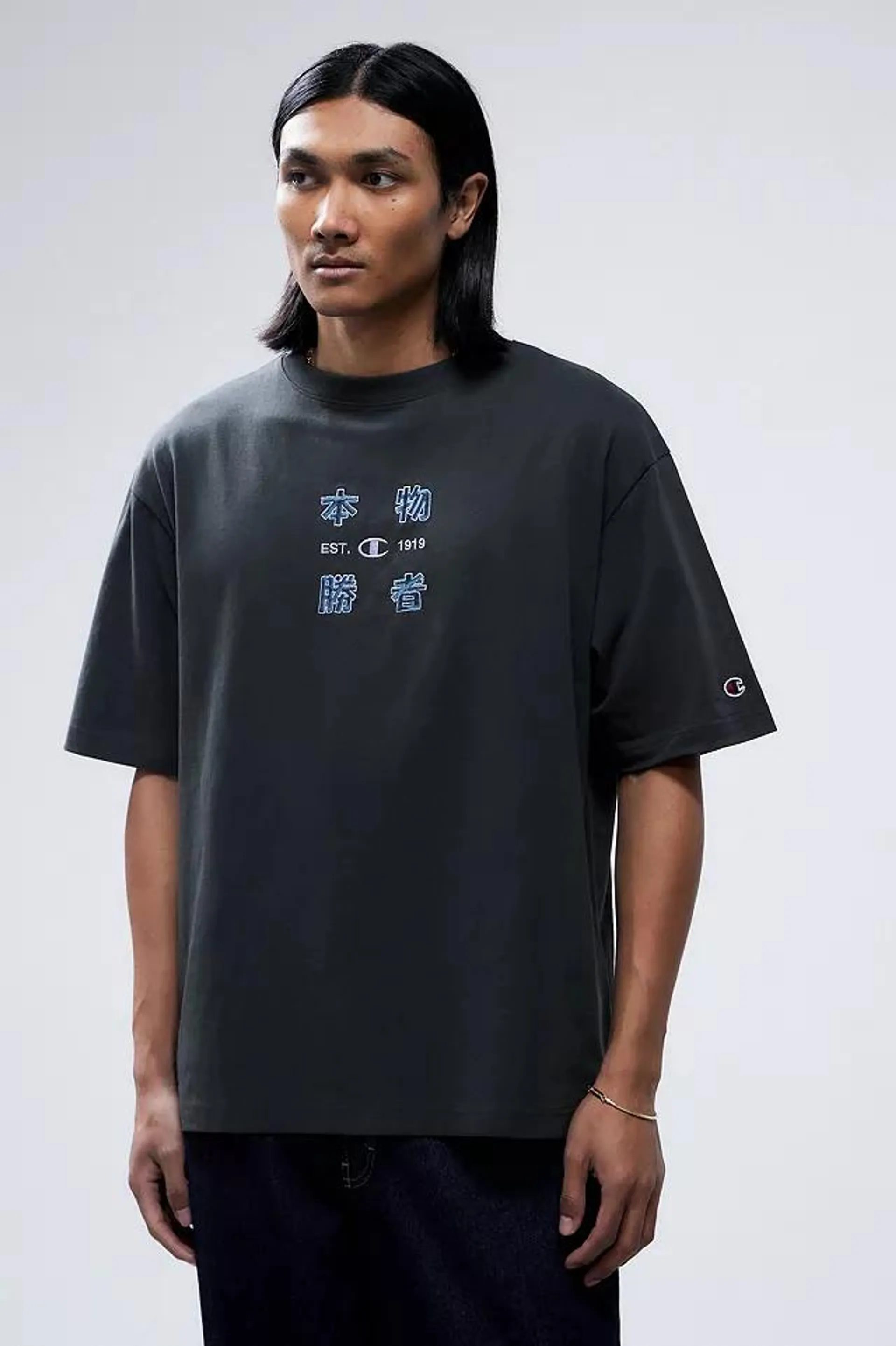 Champion UO Exclusive Black Japanese T-Shirt