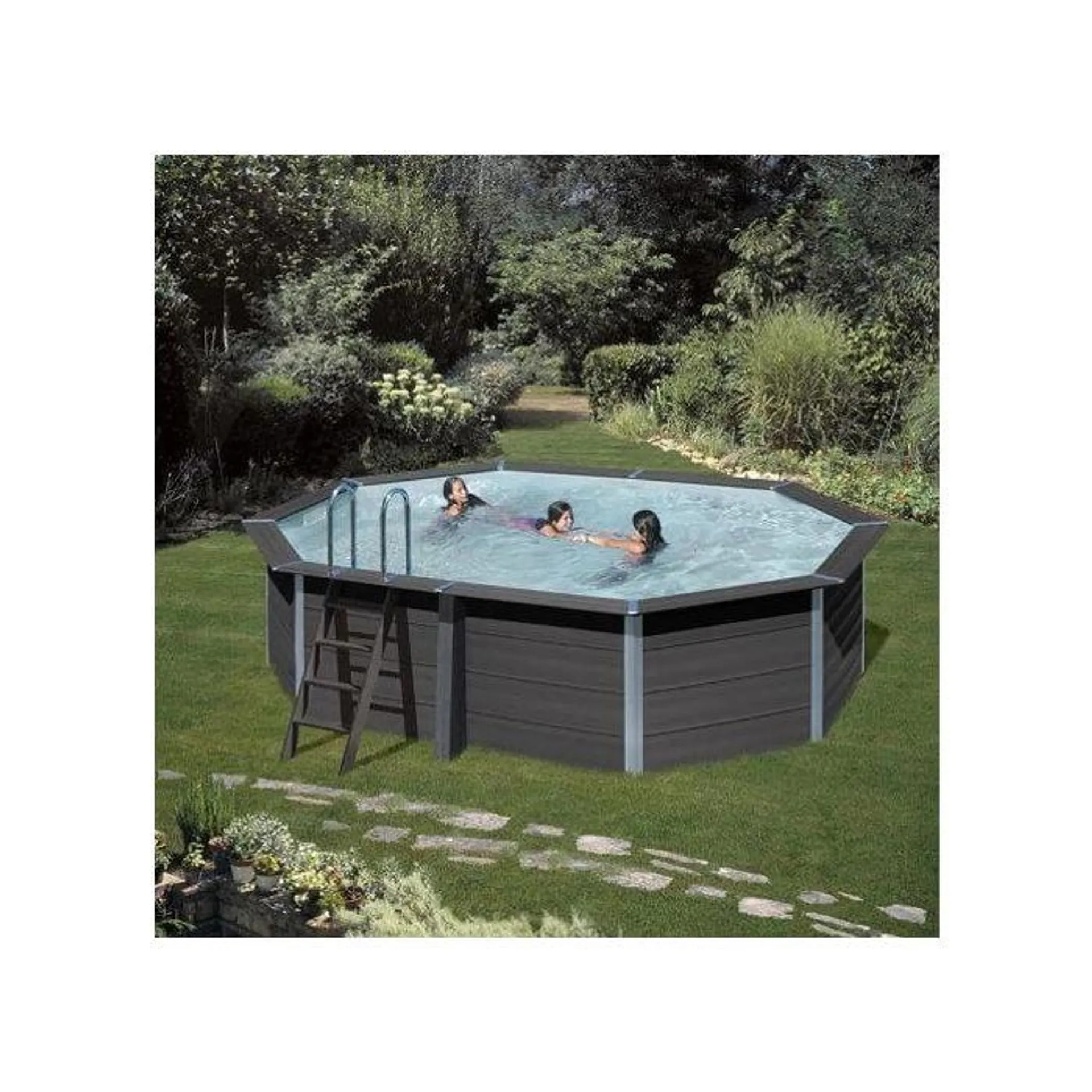 Piscine composite octogonale L 631 H130