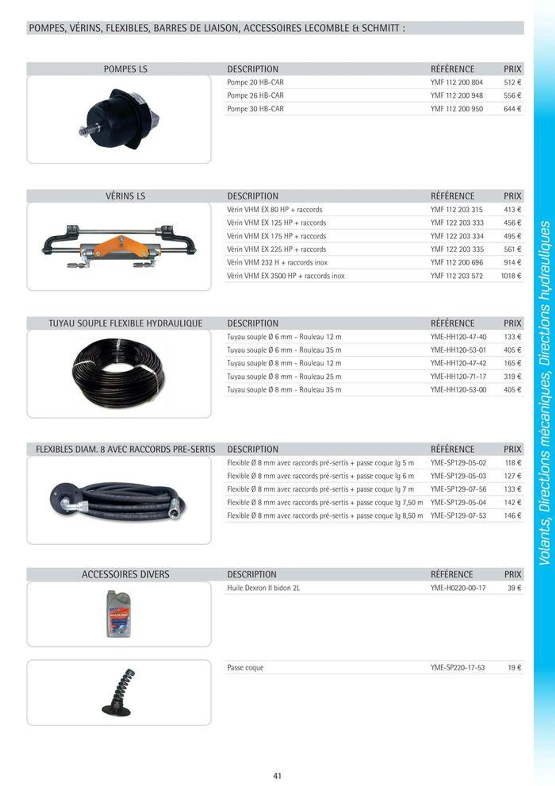 Catalogue Yamaha Marine - Accessoires Marine 2024 - 48