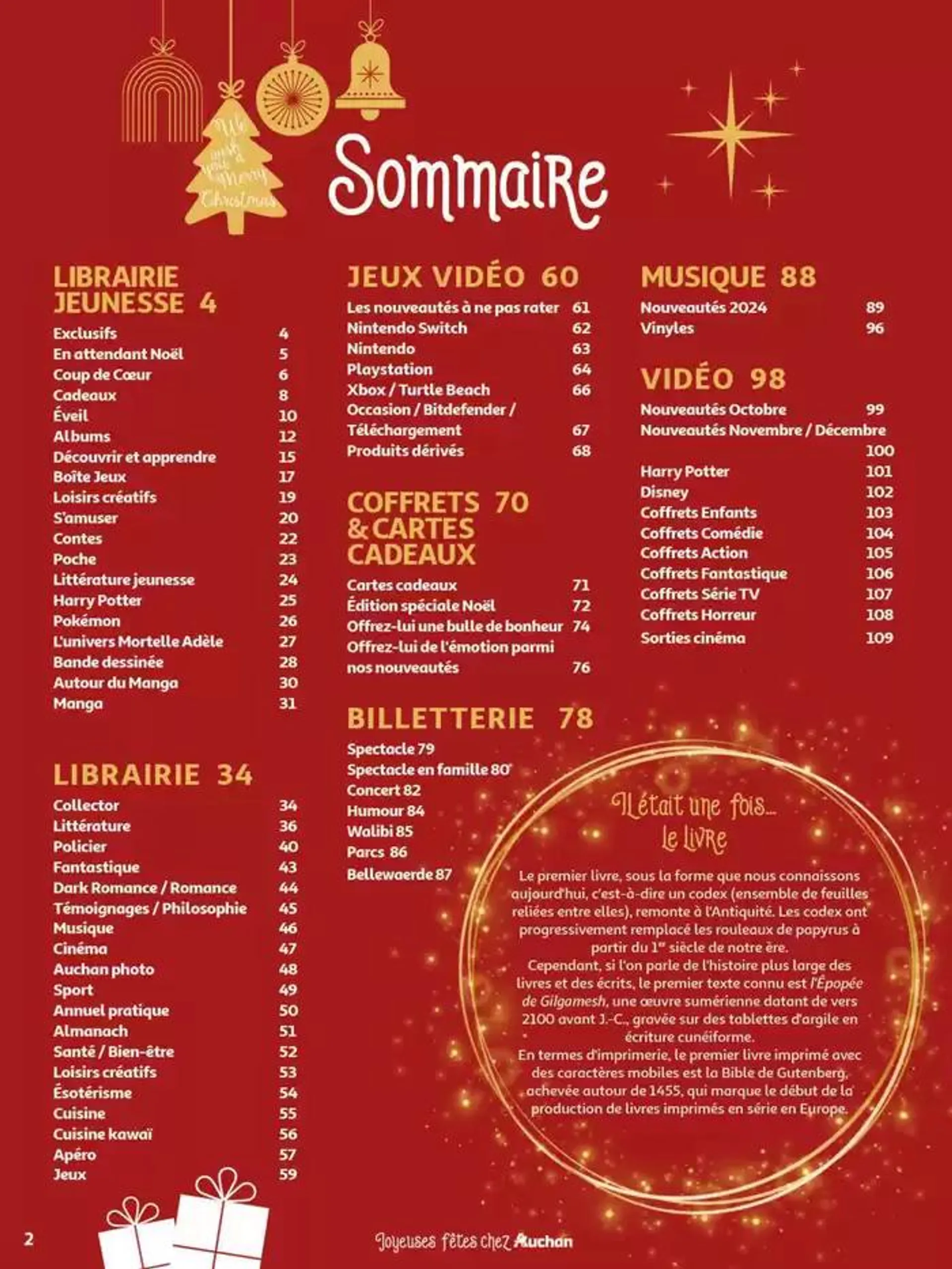 Culture : il y aura plein de surprises sous le sapin du 4 novembre au 24 décembre 2024 - Catalogue page 2