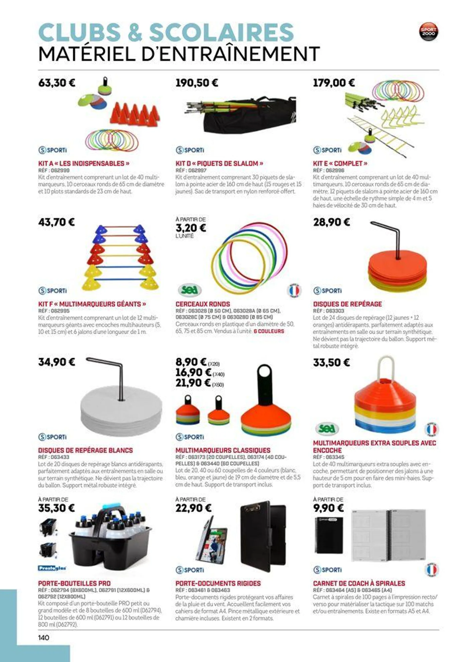 CLUB & CO 2024 - 2025 du 1 juillet au 28 février 2025 - Catalogue page 140