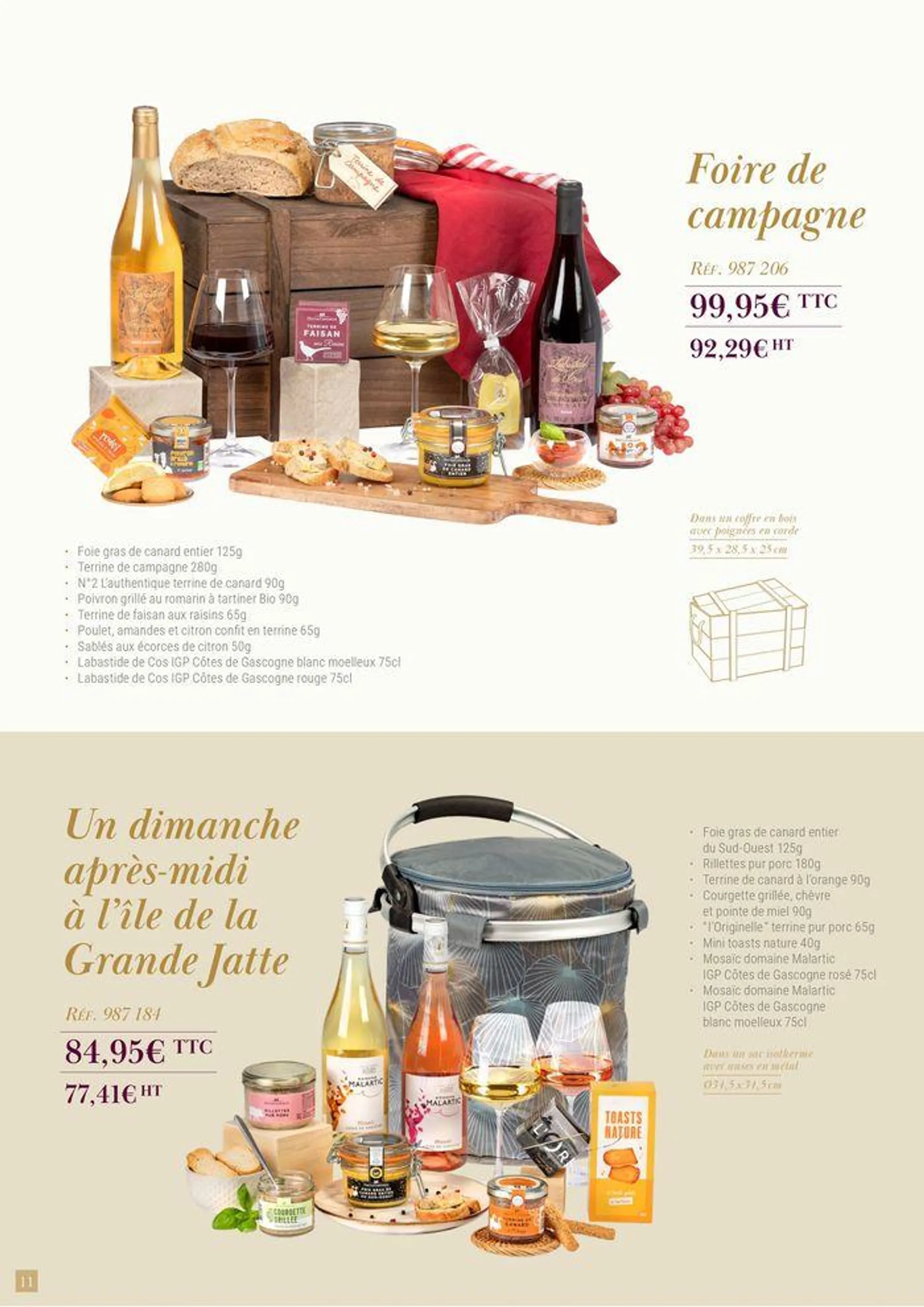 Cadeaux Gourmands Ducs De Gascogne 2024-2025 du 19 août au 31 janvier 2025 - Catalogue page 12