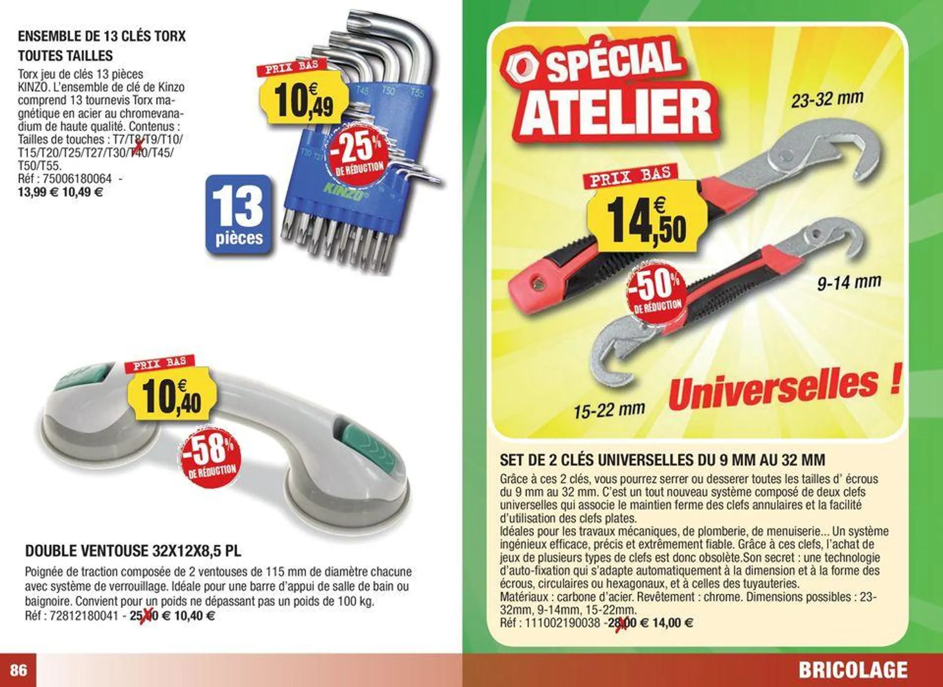 Spécial soldes s'été du 27 juin au 31 août 2024 - Catalogue page 86