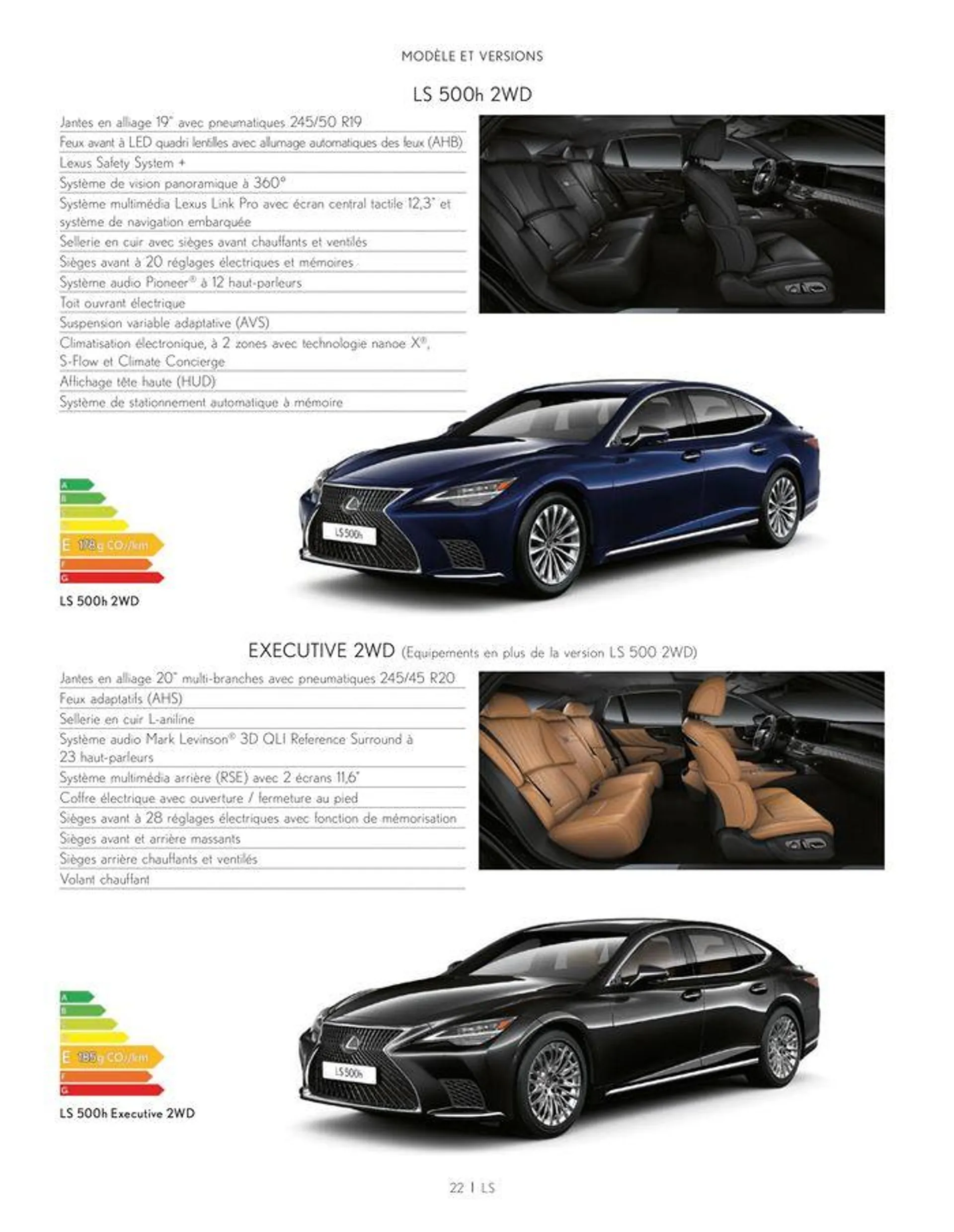 Lexus LS 500h Hybride auto-rechargeable du 24 juin au 28 février 2025 - Catalogue page 22