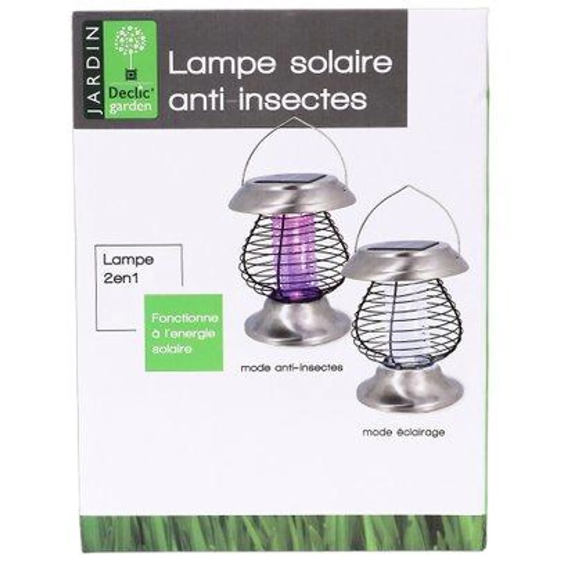 Lampe solaire anti insectes