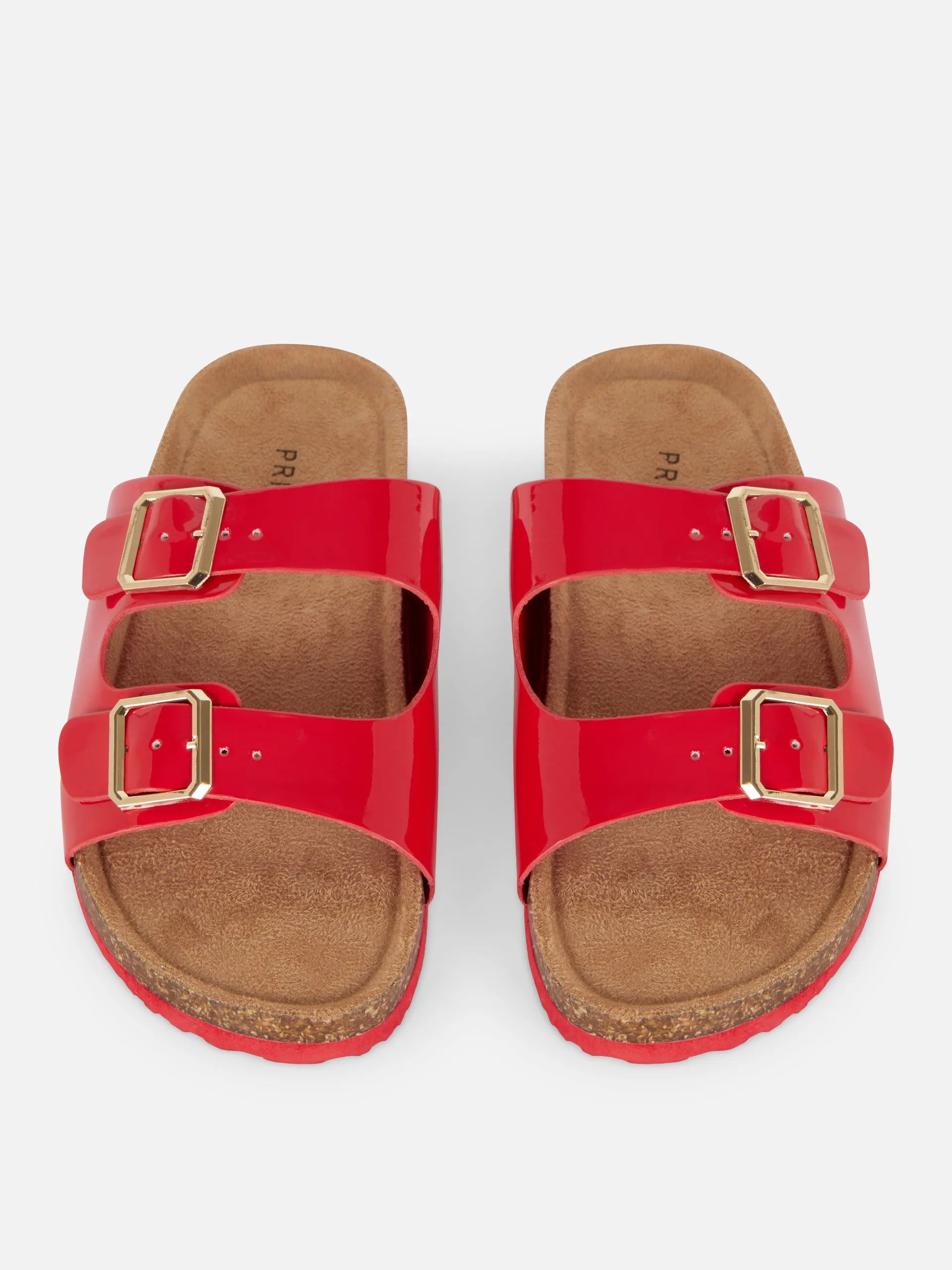 Double Strap Footbed Sandals