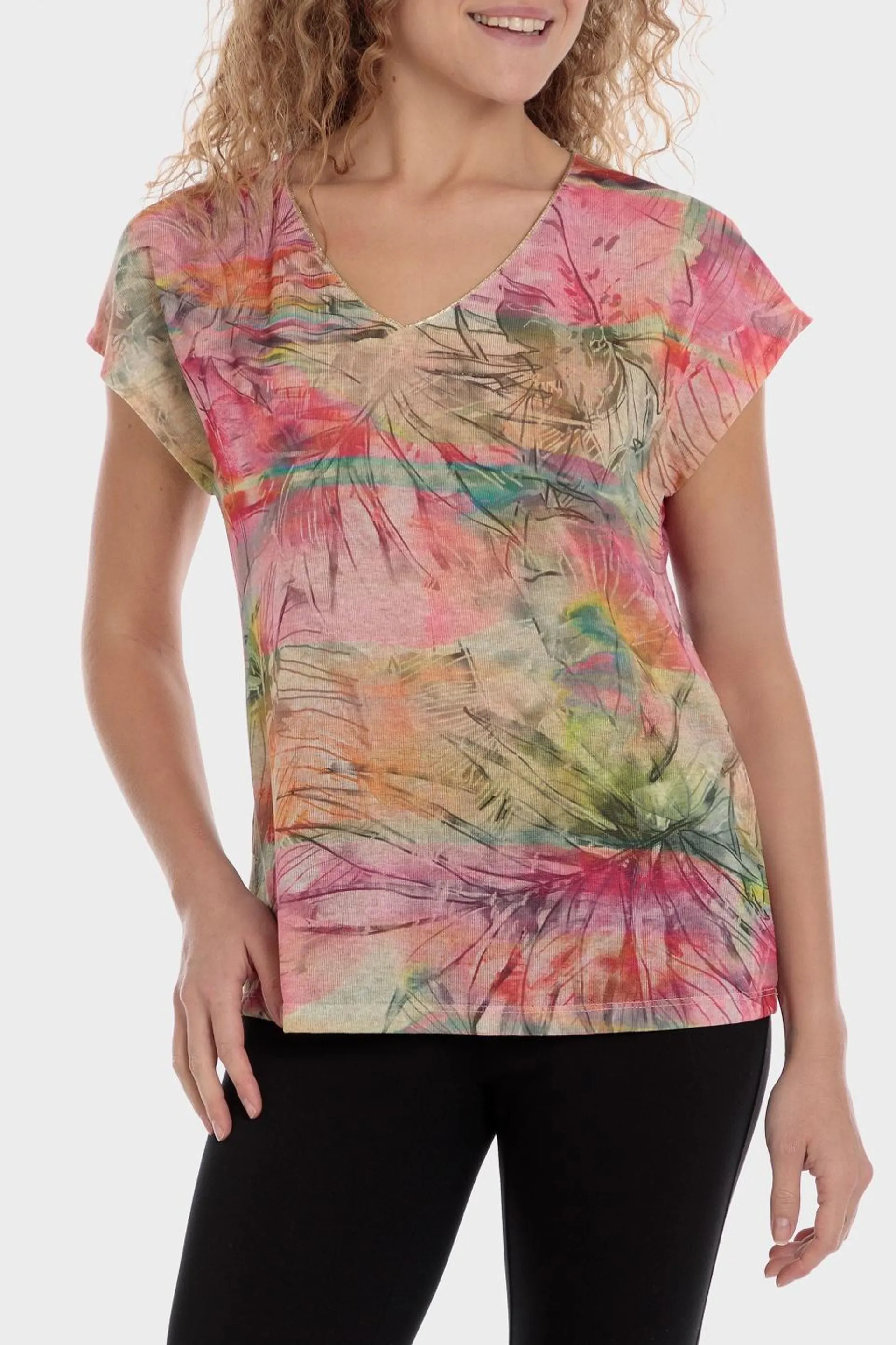 T-shirt multicolore