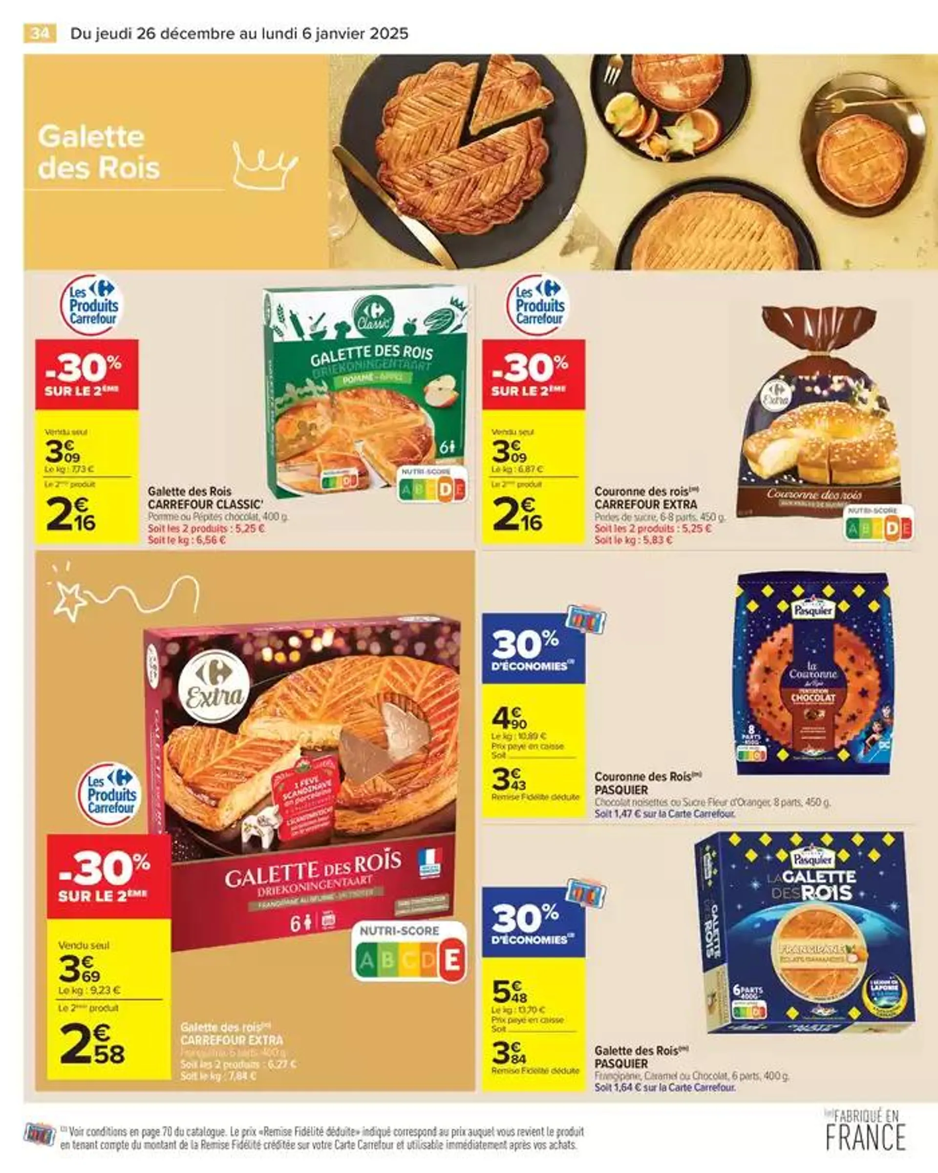 - 50% SUR LE 2ÈME PRODUIT du 26 décembre au 6 janvier 2025 - Catalogue page 40