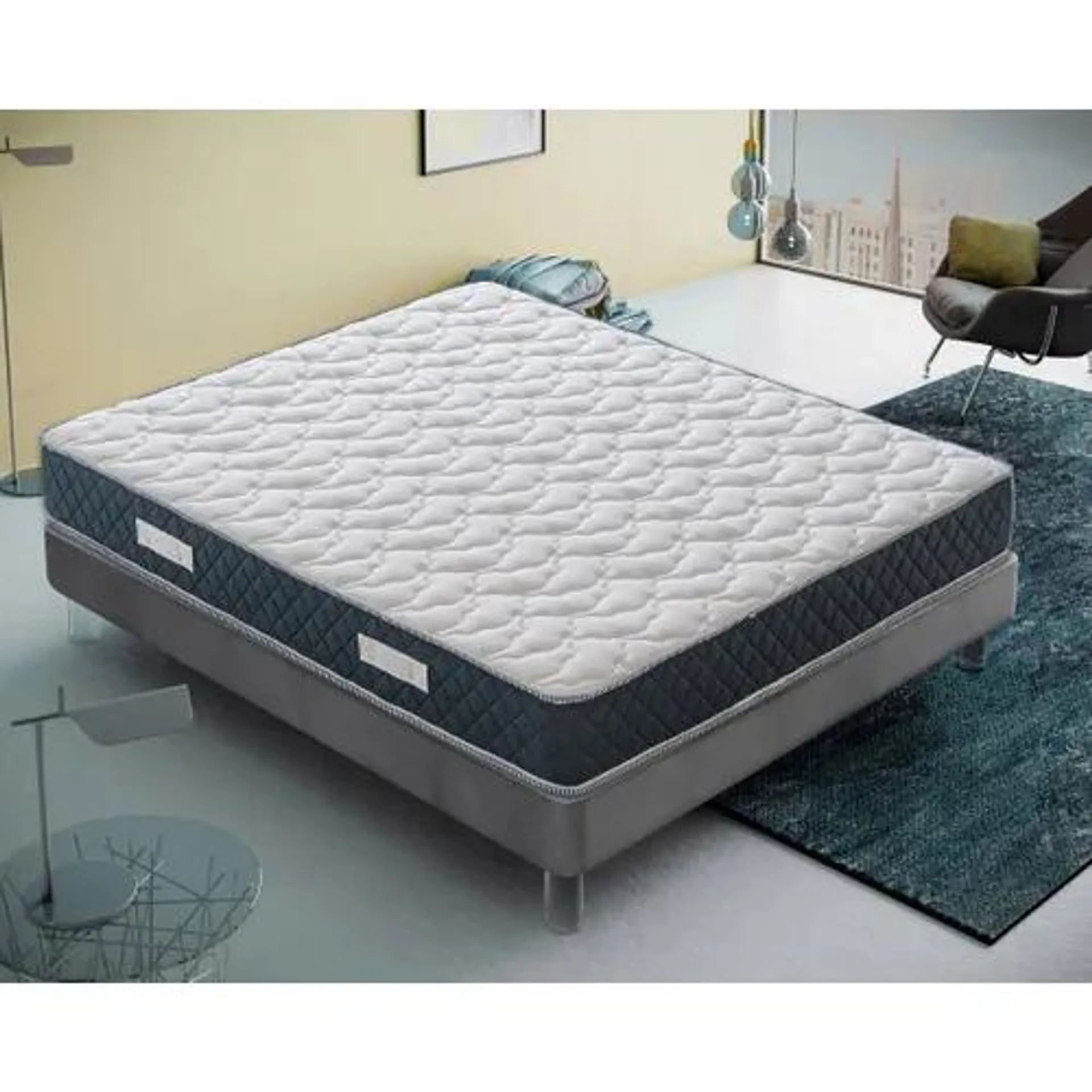 ILOVESLEEP Matelas Mousse 140x200 cm OLYMPE - Accueil Mémoire De Forme - Epaisseur 21 cm