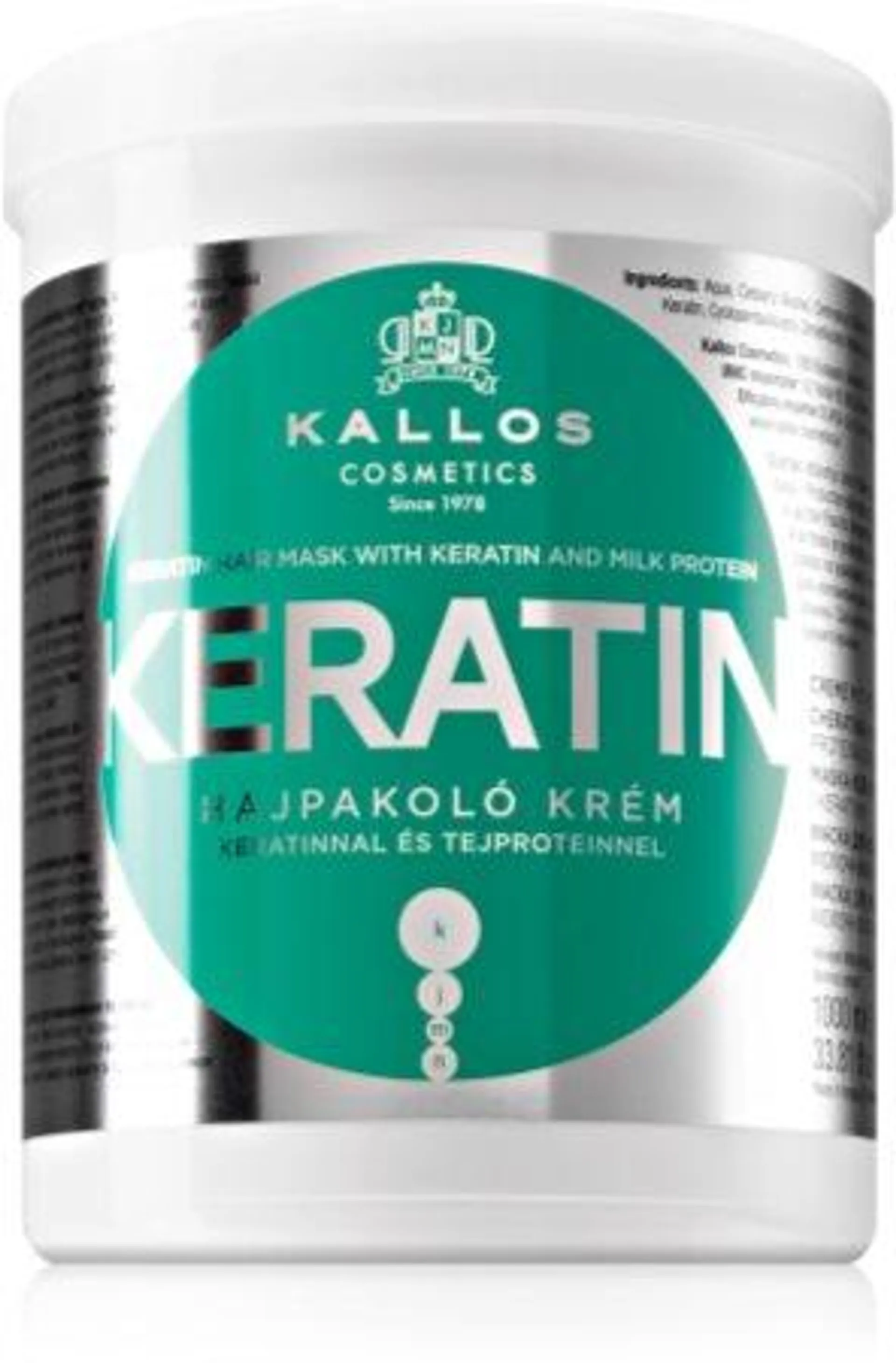 Kallos Keratin haj maszk keratinnal