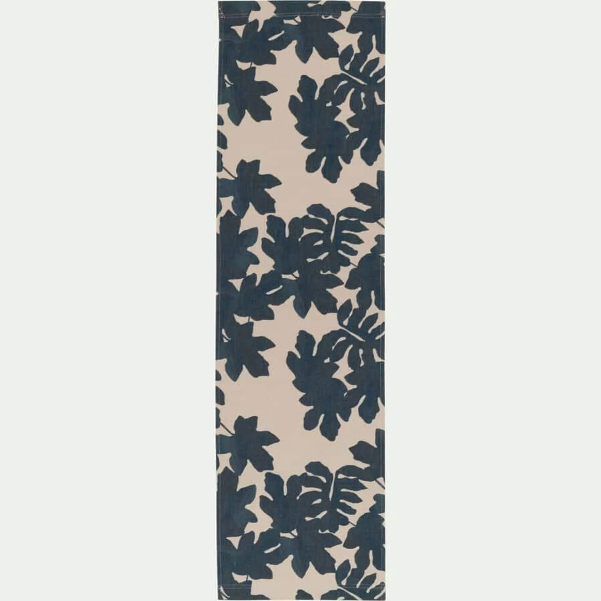 Toile de chilienne en tissu motifs Figuier - noir 42x161cm