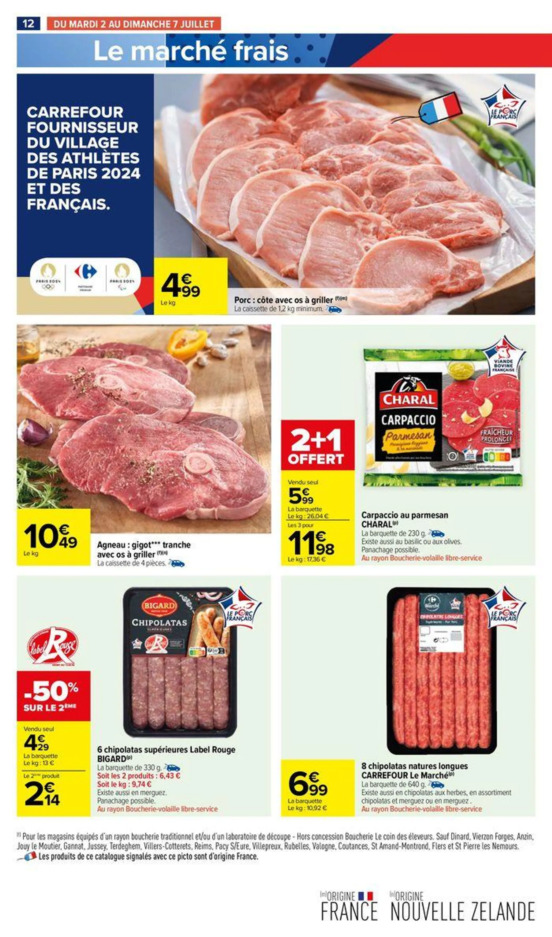 -50% sur le deuxième du 2 juillet au 14 juillet 2024 - Catalogue page 16