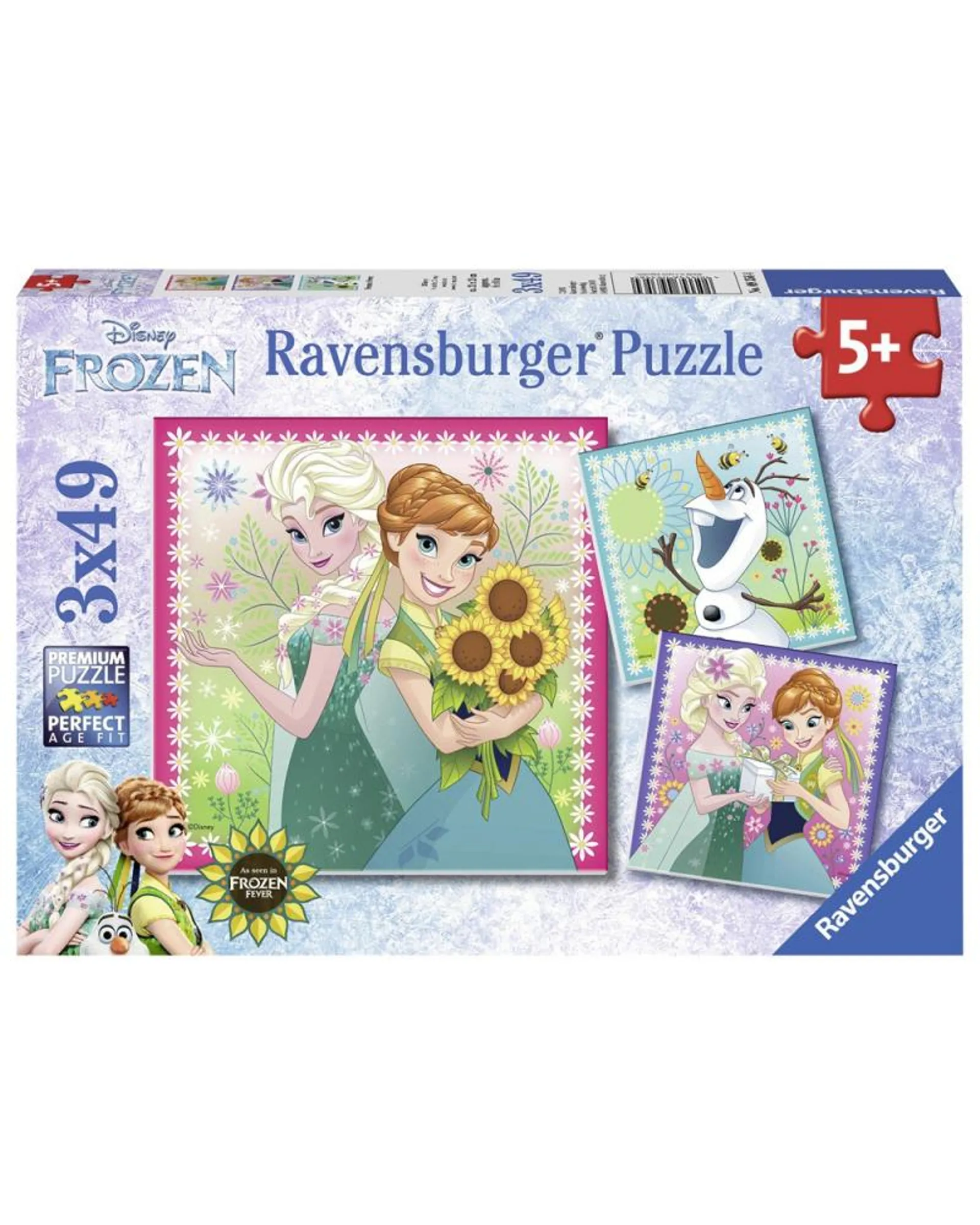 PUZZLE 3 X 49 PIECES - MODELE ALEATOIRE