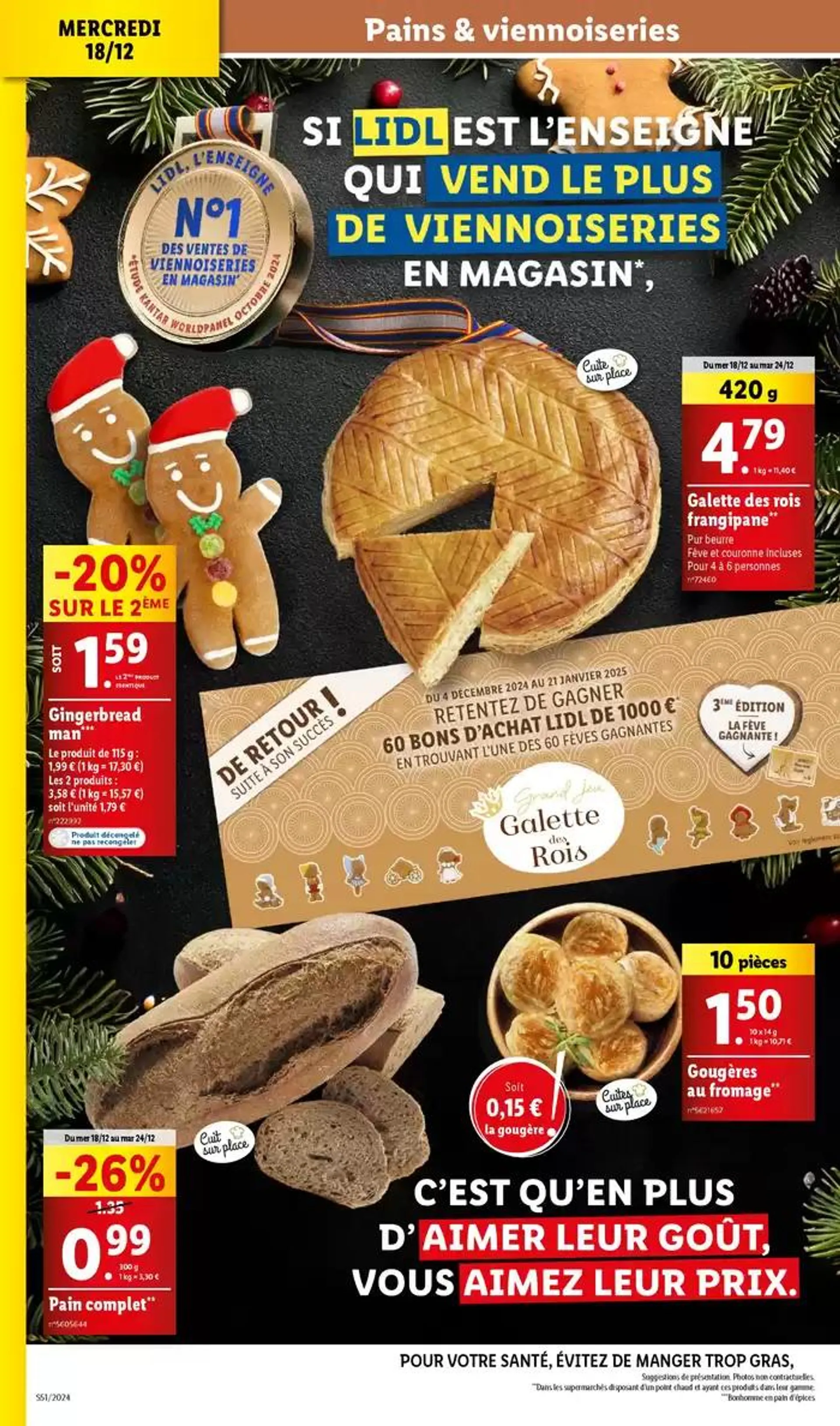 Retrouvez une large sélection de mets d'exception à petits prix chez Lidl! du 18 décembre au 24 décembre 2024 - Catalogue page 10