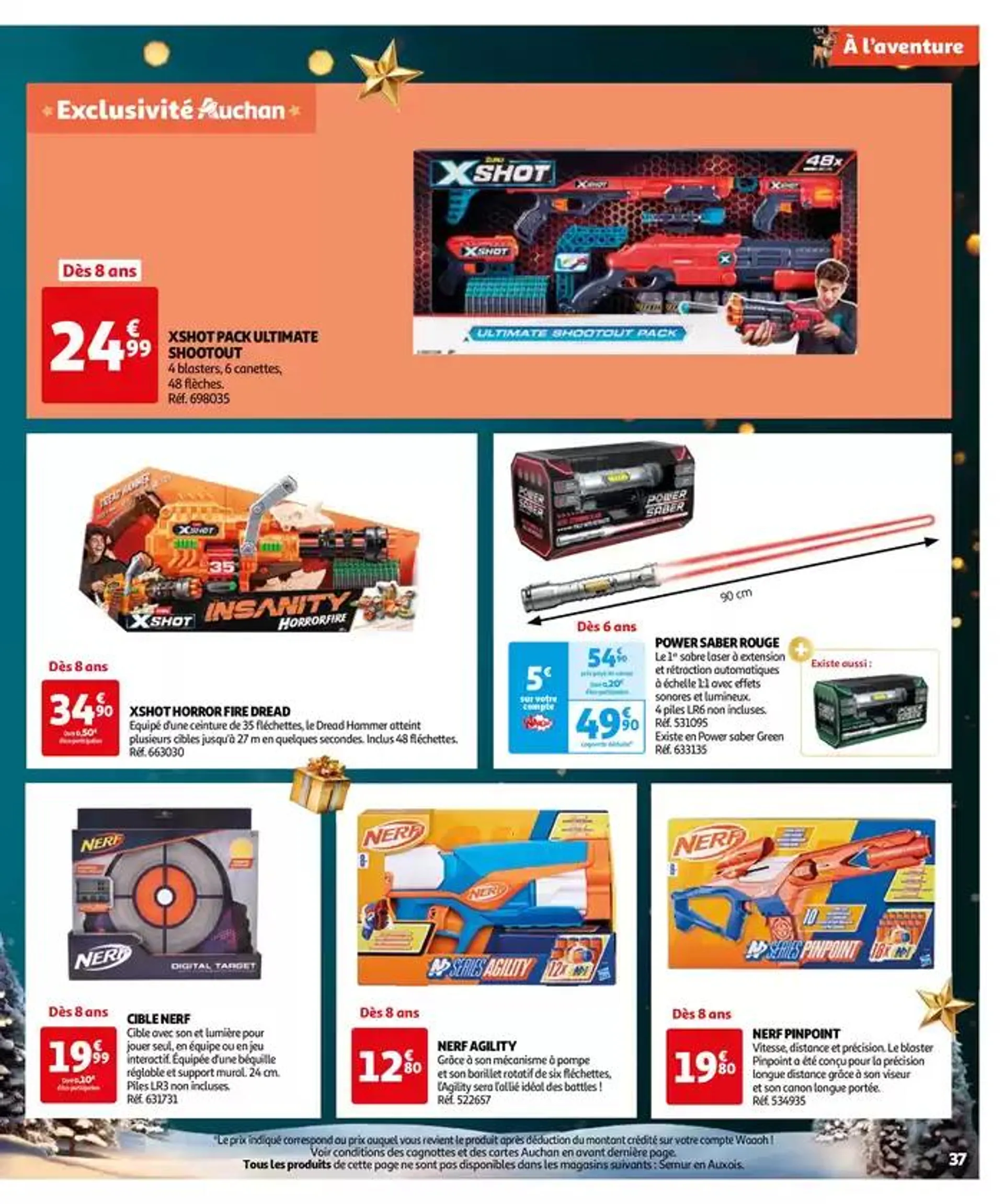 Réveillons Noël, un max de promos pour les fêtes du 11 octobre au 6 décembre 2024 - Catalogue page 37