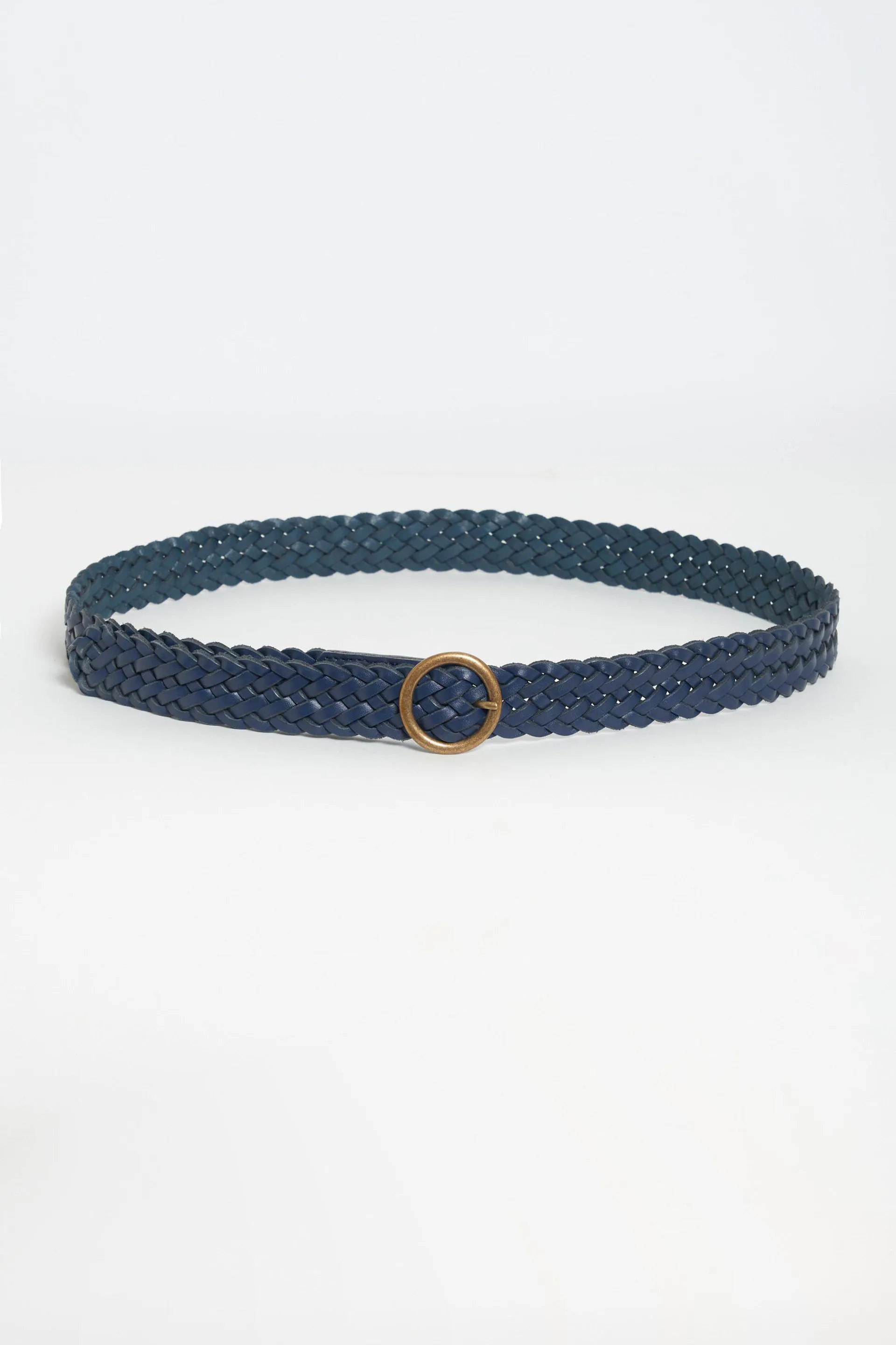 ceinture monastir 100% cuir bleu marine femme