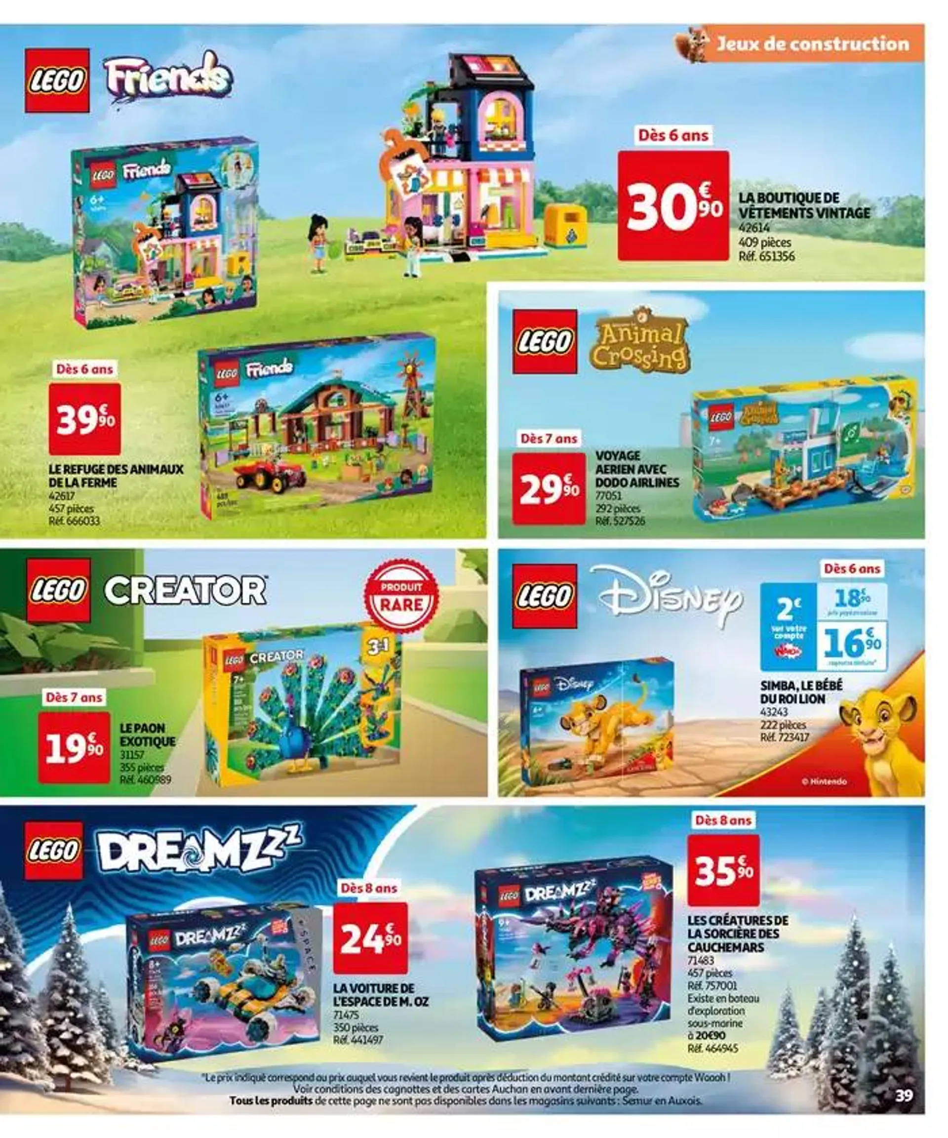 Réveillons Noël, un max de promos pour les fêtes du 11 octobre au 6 décembre 2024 - Catalogue page 39