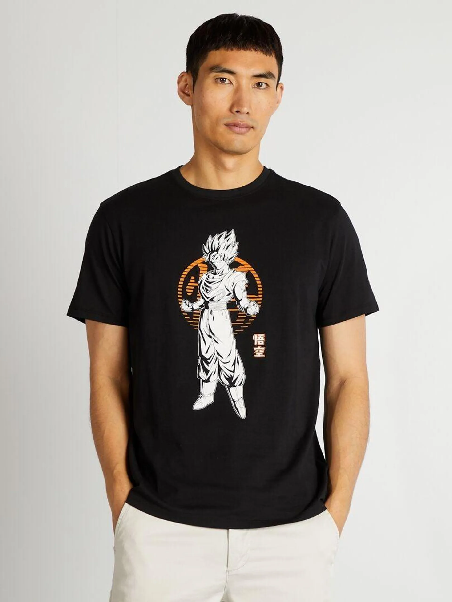 T-shirt 'Dragon Ball Z' manches courtes - noir