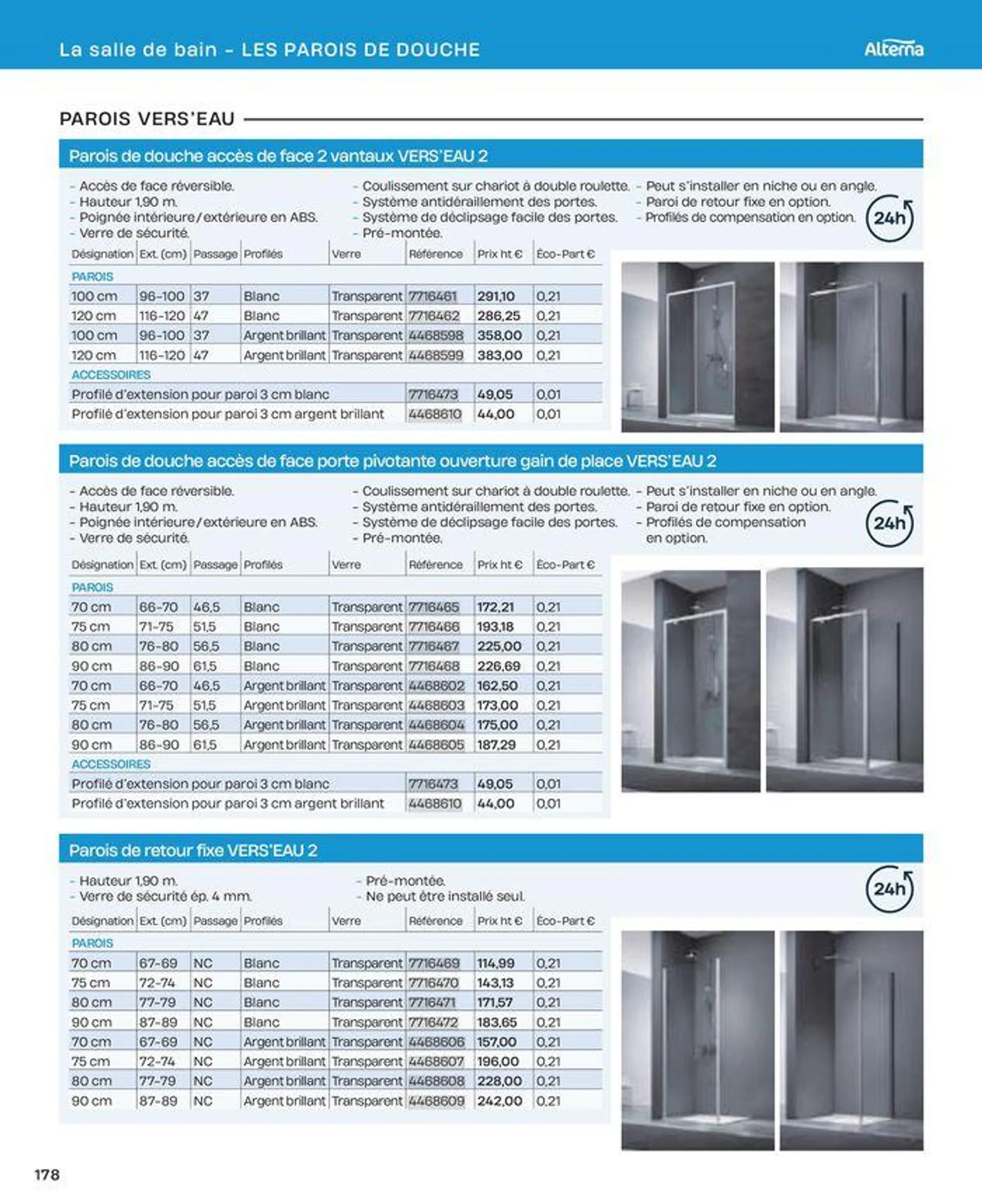 La salle de bain en toute sérénité du 2 juillet au 31 décembre 2024 - Catalogue page 178