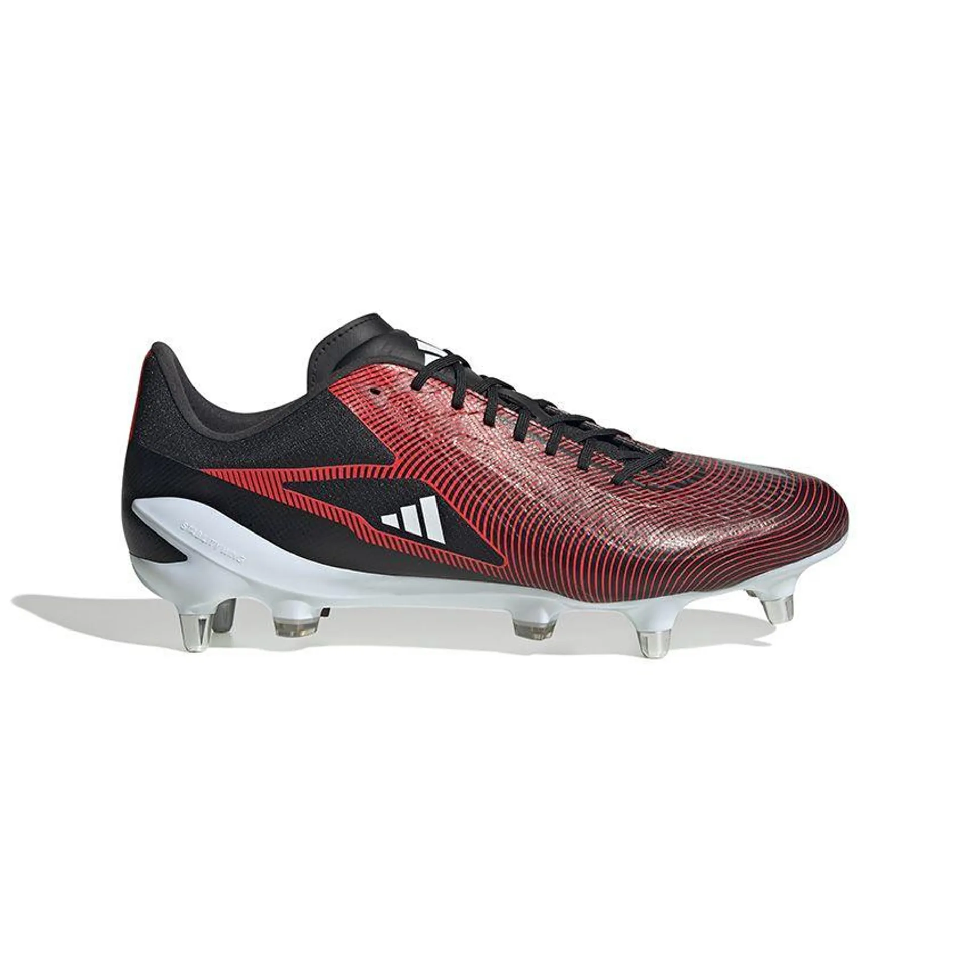 Chaussures Rugby Adizero RS15 Ultimate Hybrides Tout Terrain Noir et Rouge - Adidas