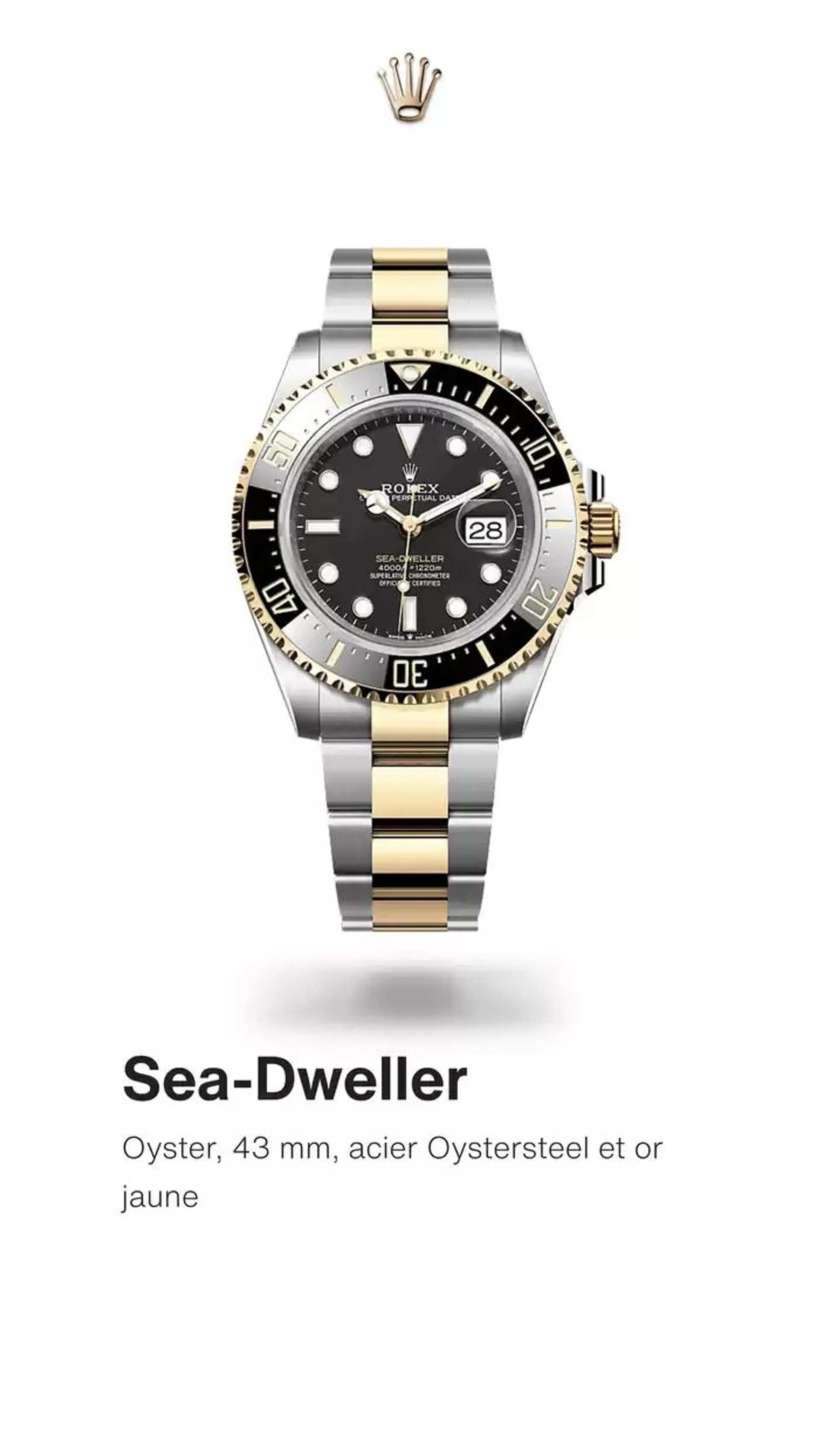 Rolex Sea Dweller du 3 octobre au 3 octobre 2025 - Catalogue page 1