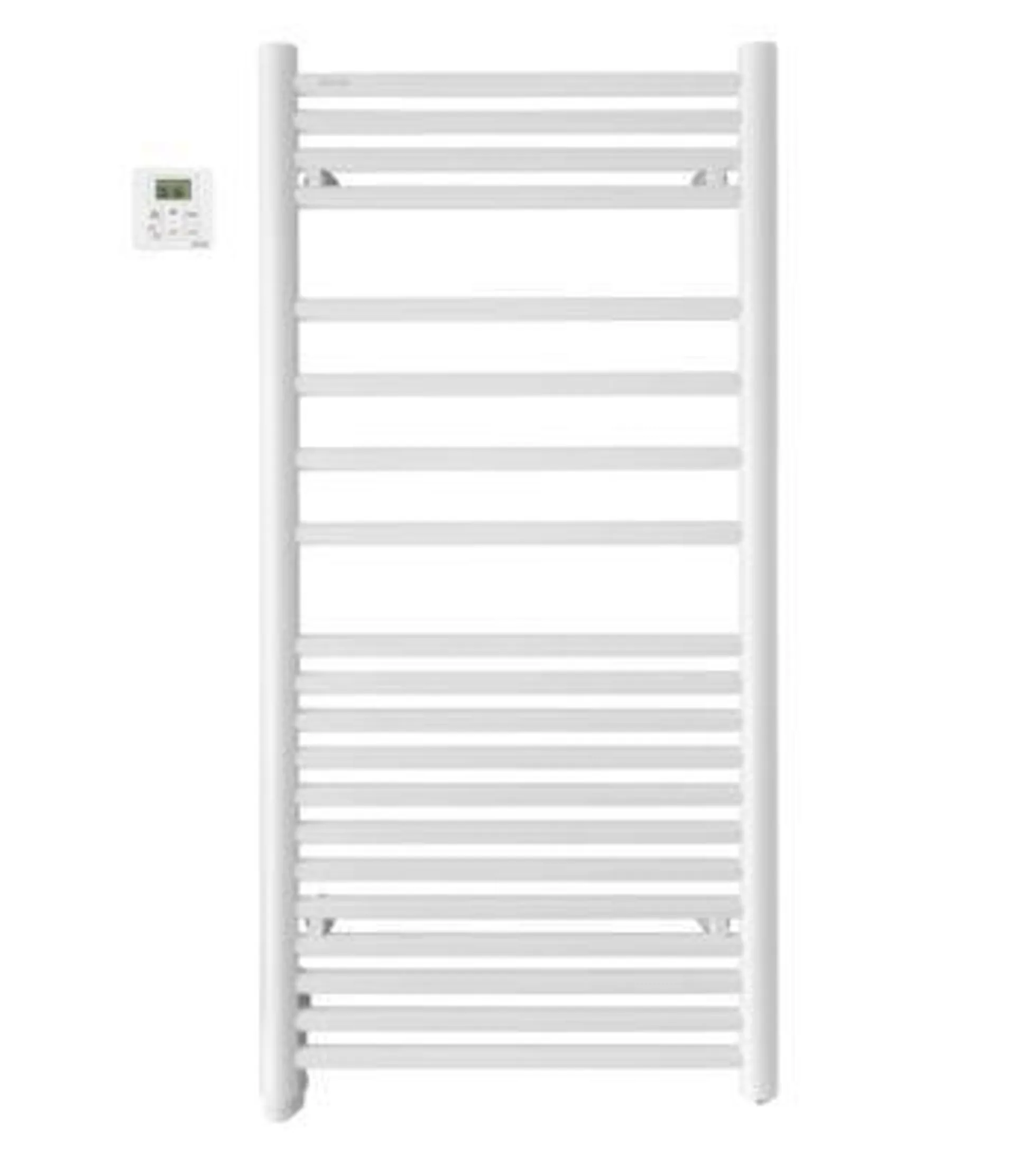 Radiateur sèche-serviettes à inertie fluide Angora 500 Watts RF Blanc ACOVA