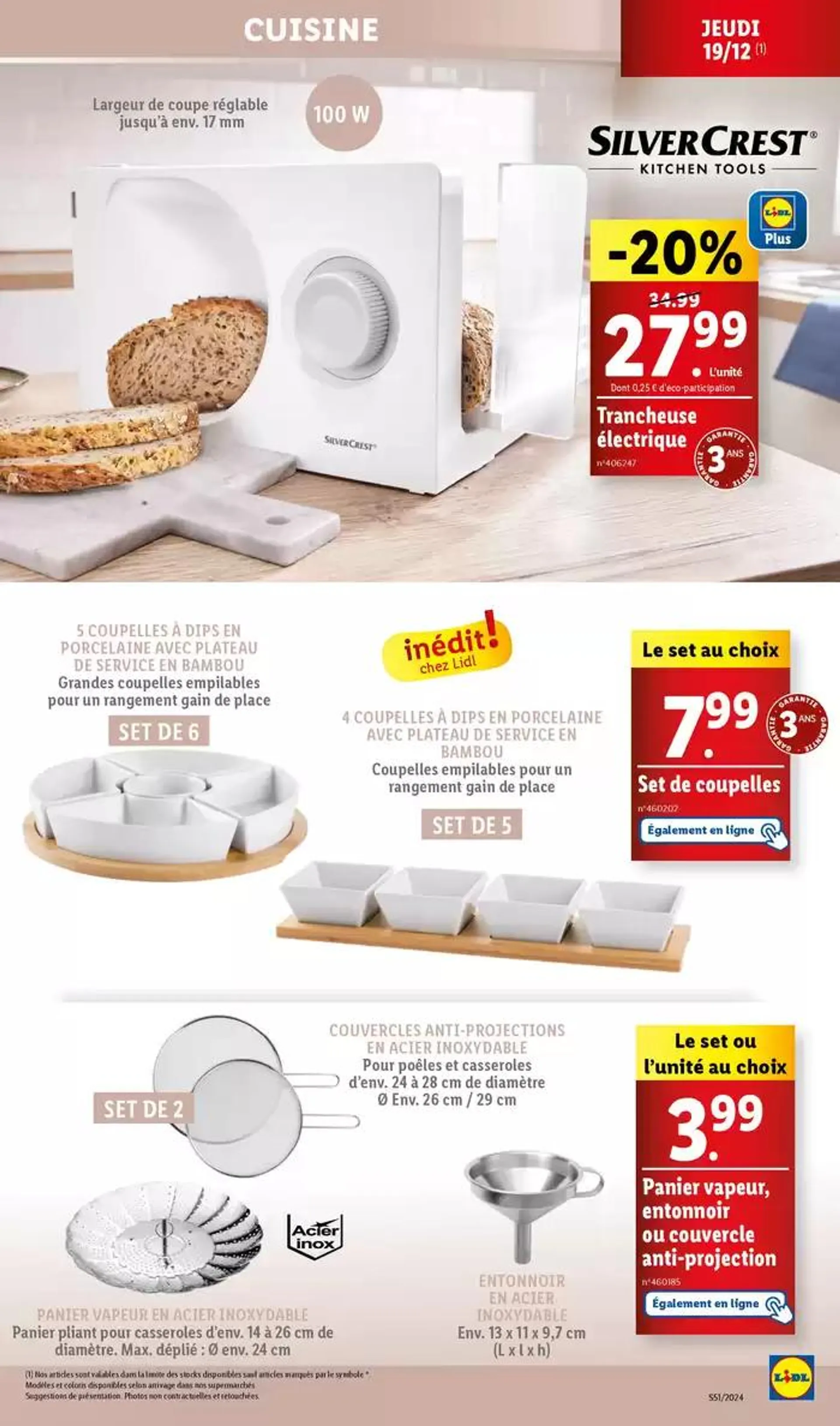 Faites de chaque repas un succès grâce aux équipements Silvercrest chez Lidl! du 19 décembre au 23 décembre 2024 - Catalogue page 7