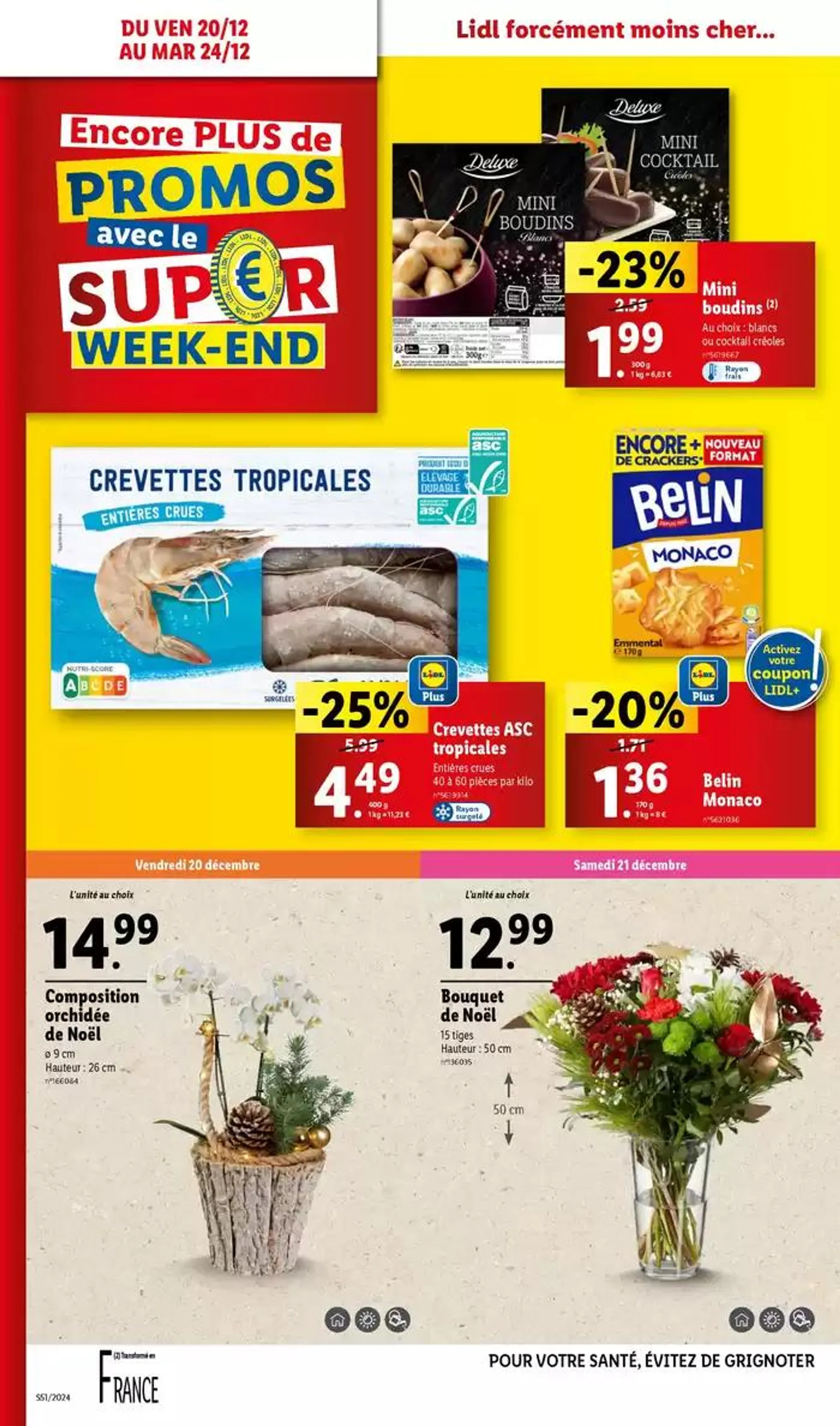 Retrouvez une large sélection de mets d'exception à petits prix chez Lidl! du 18 décembre au 24 décembre 2024 - Catalogue page 66