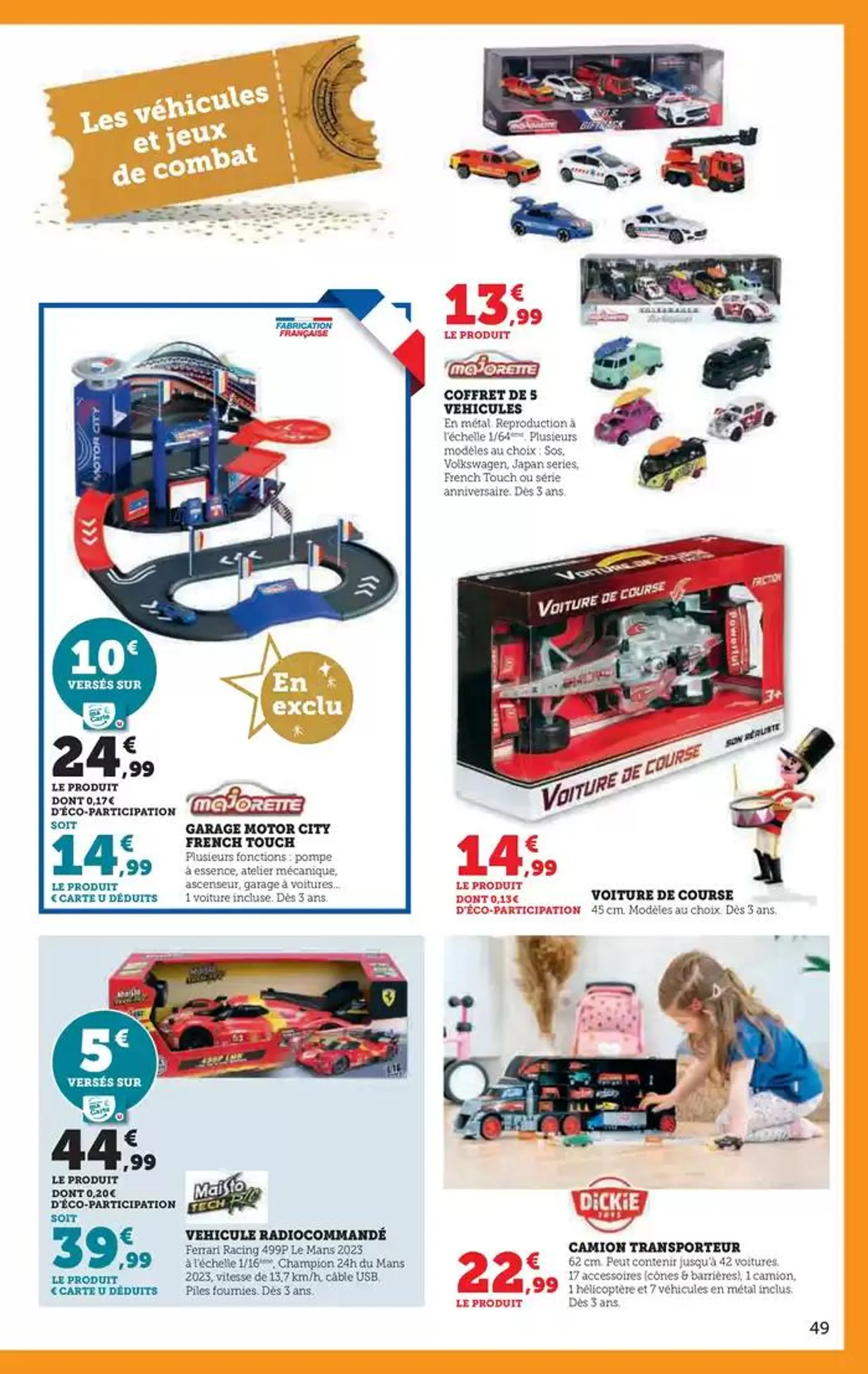 Jouets du 22 octobre au 8 décembre 2024 - Catalogue page 49