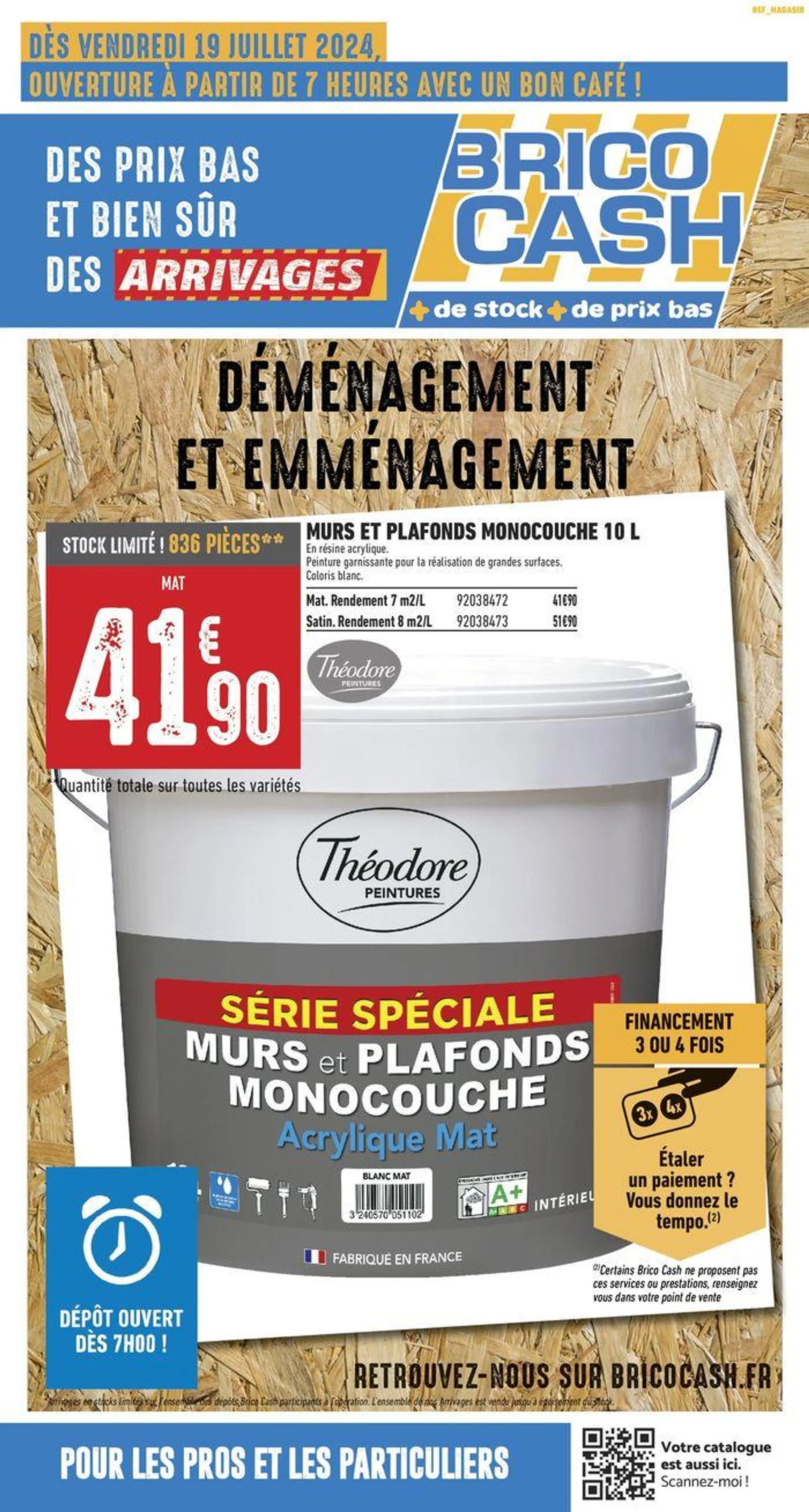 THEMATIQUE - SPECIAL DEMENAGEMENT/EMMENAGEMENT du 22 juillet au 1 août 2024 - Catalogue page 1