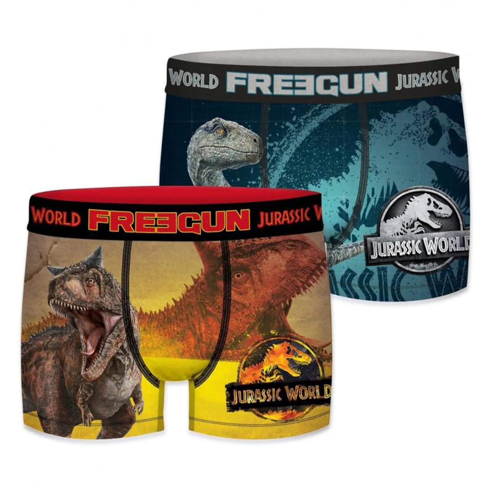 Lot de 2 Boxers Freegun garçon Jurassic World