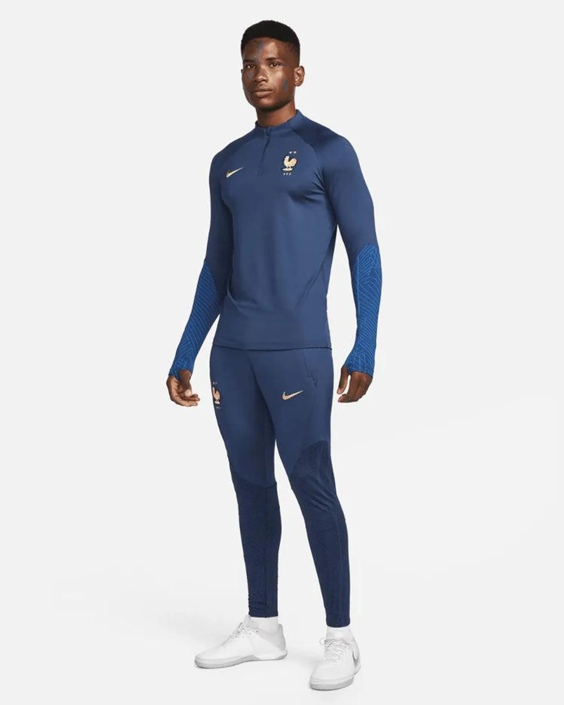 Survêtement d'entrainement Equipe de France 2022 - Bleu/Doré