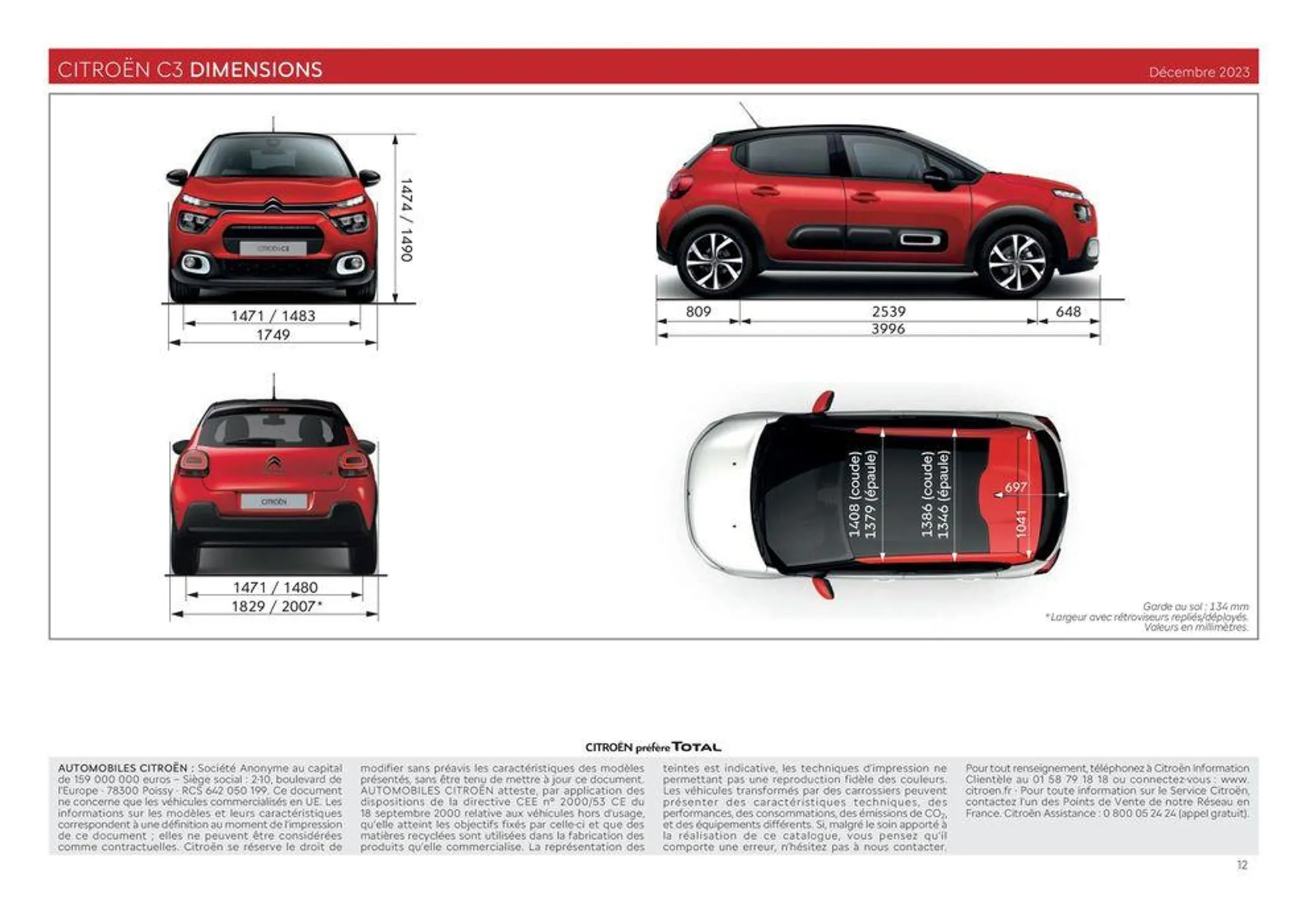 C3 - Versions et caractéristiques du 8 février au 31 janvier 2025 - Catalogue page 12