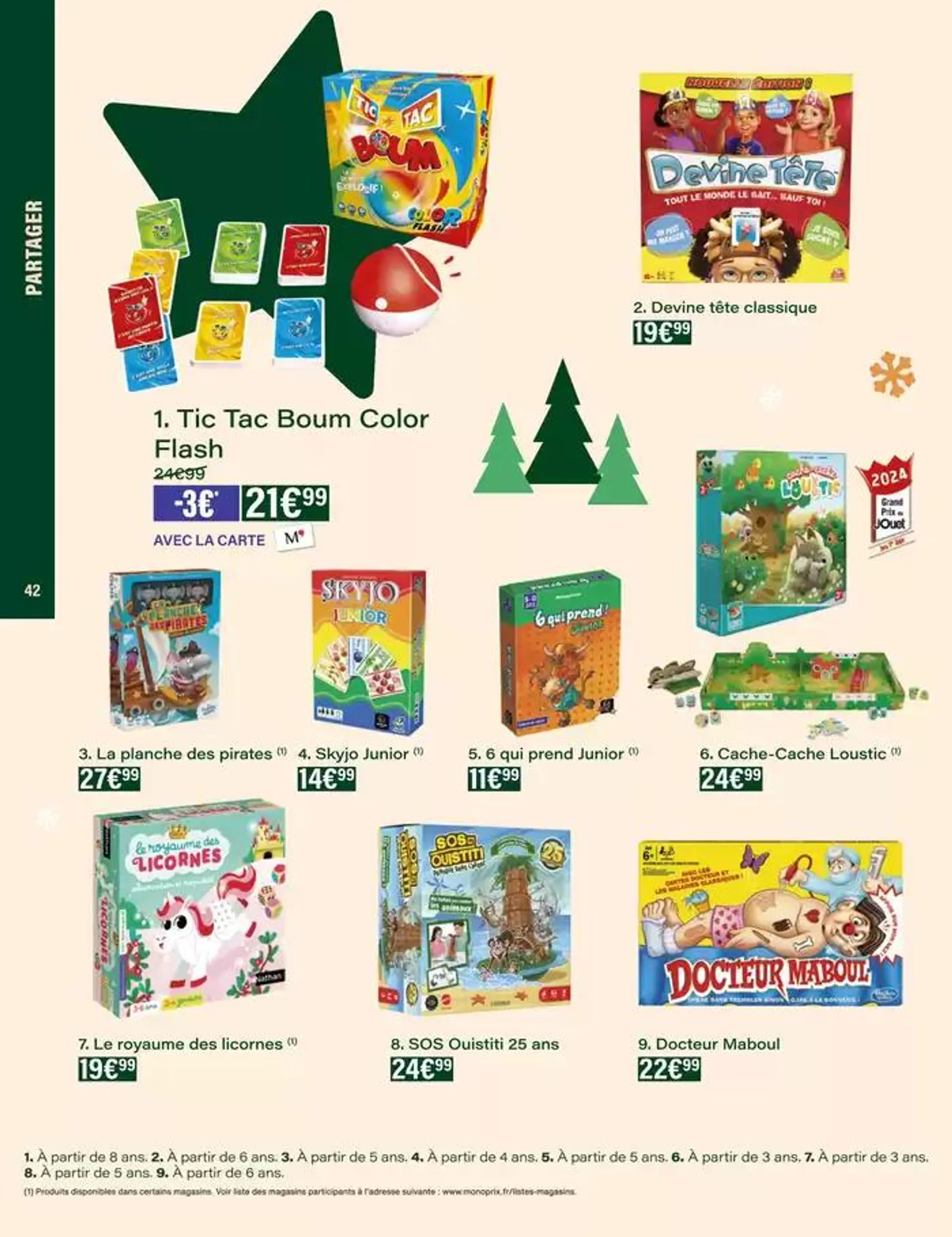 Les jouets de Noël du 25 octobre au 31 décembre 2024 - Catalogue page 42