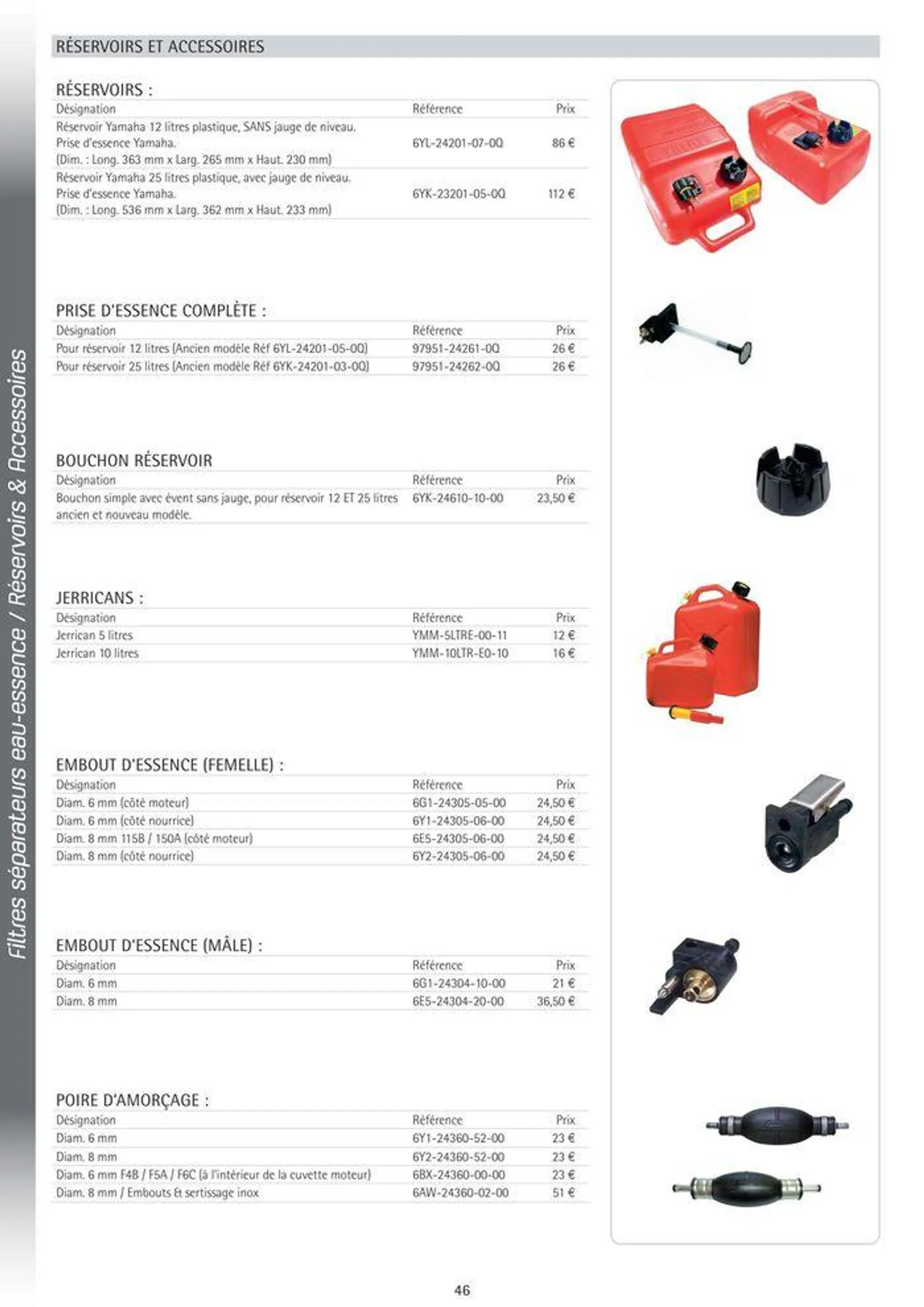 Catalogue Yamaha Marine - Accessoires Marine 2024 - 53