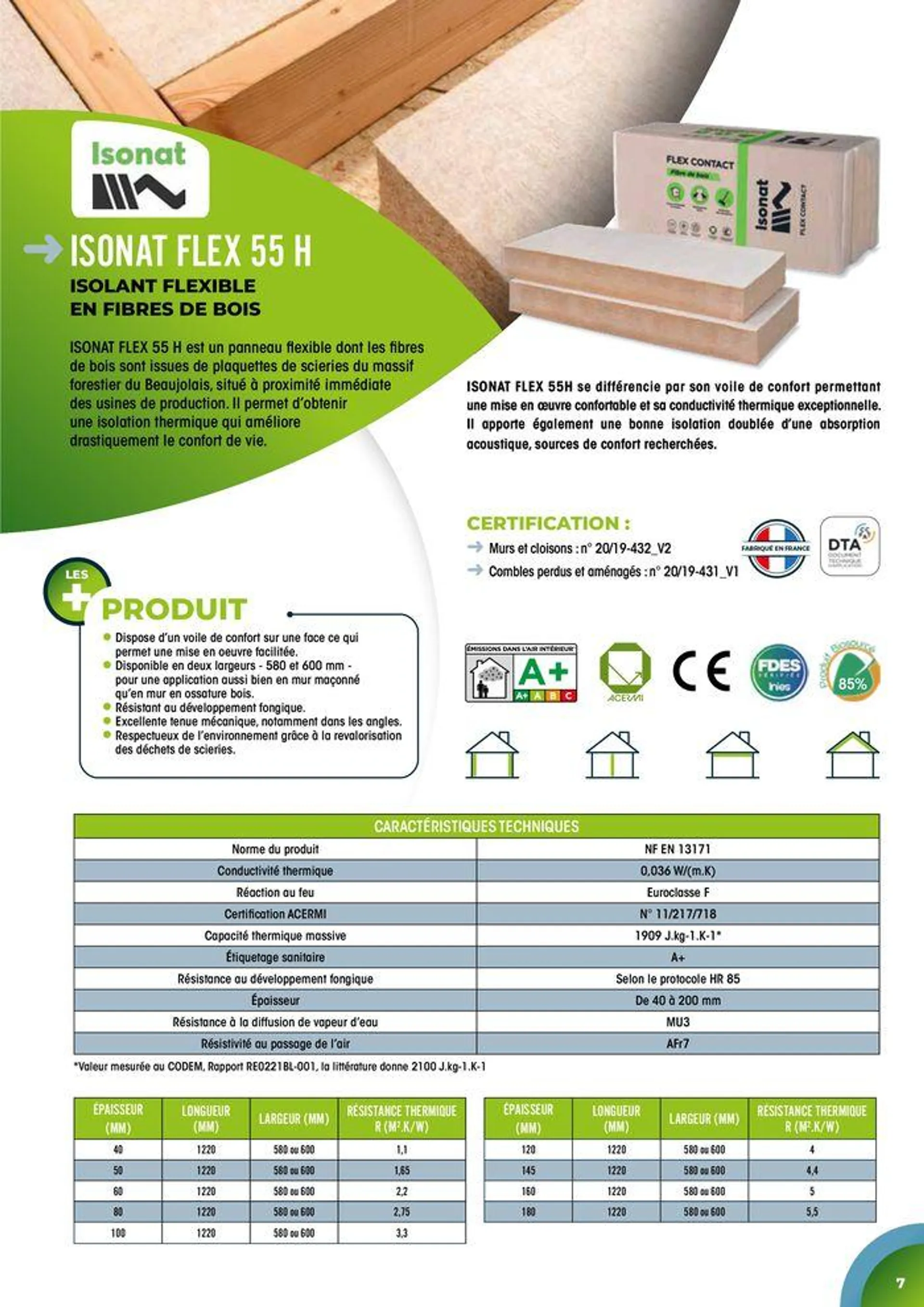 Isolation Biosourcée & recyclée du 1 juillet au 31 juillet 2024 - Catalogue page 7