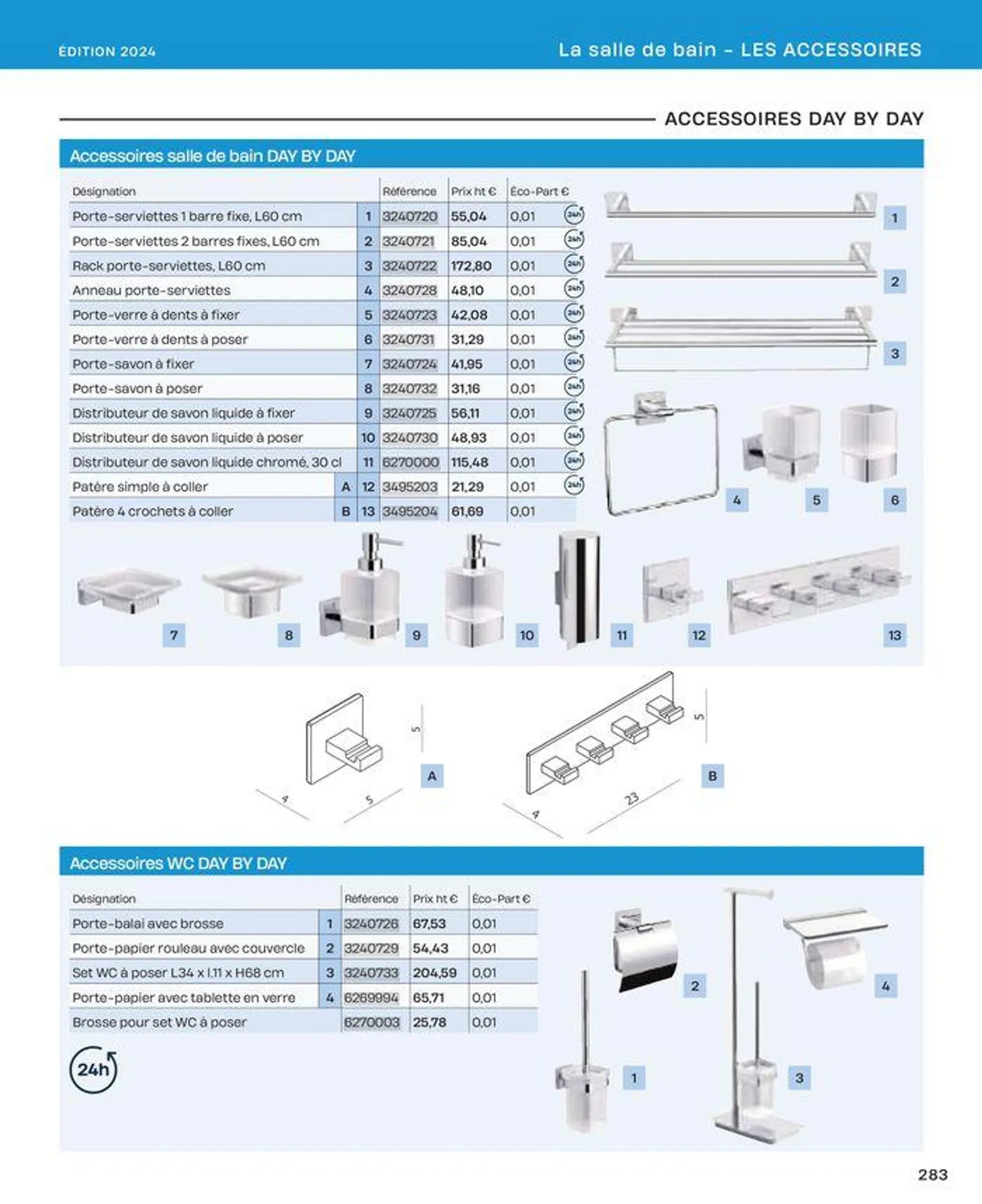 La salle de bain en toute sérénité du 2 juillet au 31 décembre 2024 - Catalogue page 283