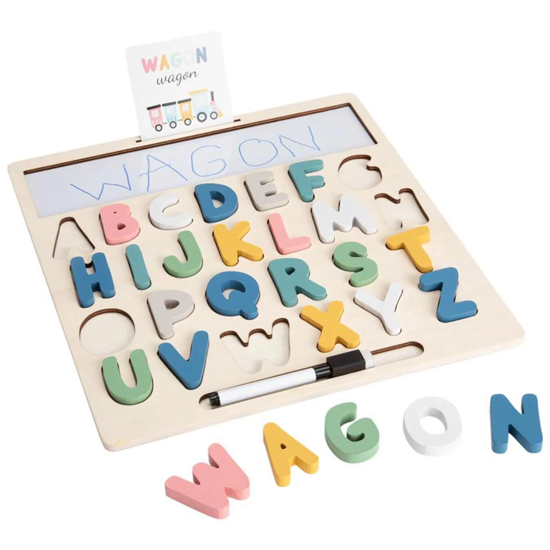 Puzzle alphabet avec cartes