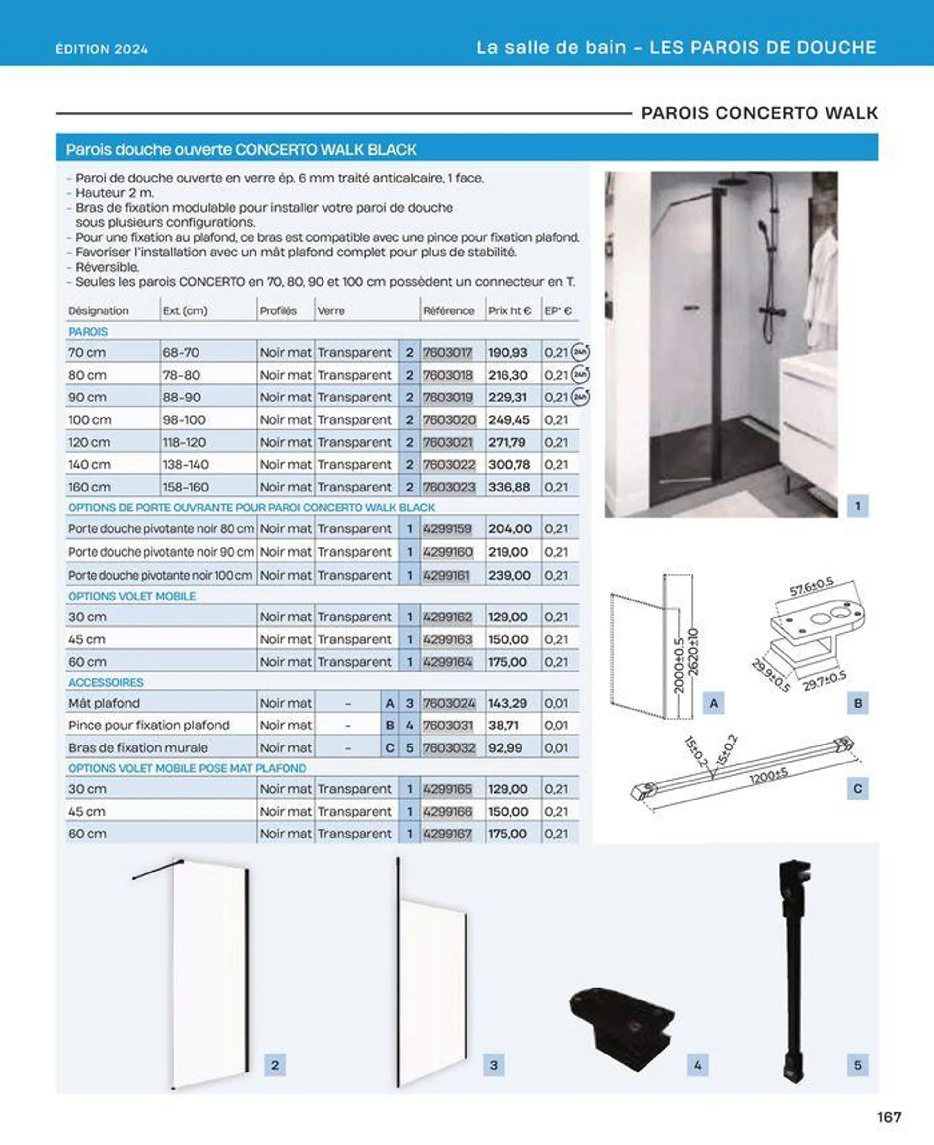 La salle de bain en toute sérénité du 2 juillet au 31 décembre 2024 - Catalogue page 167