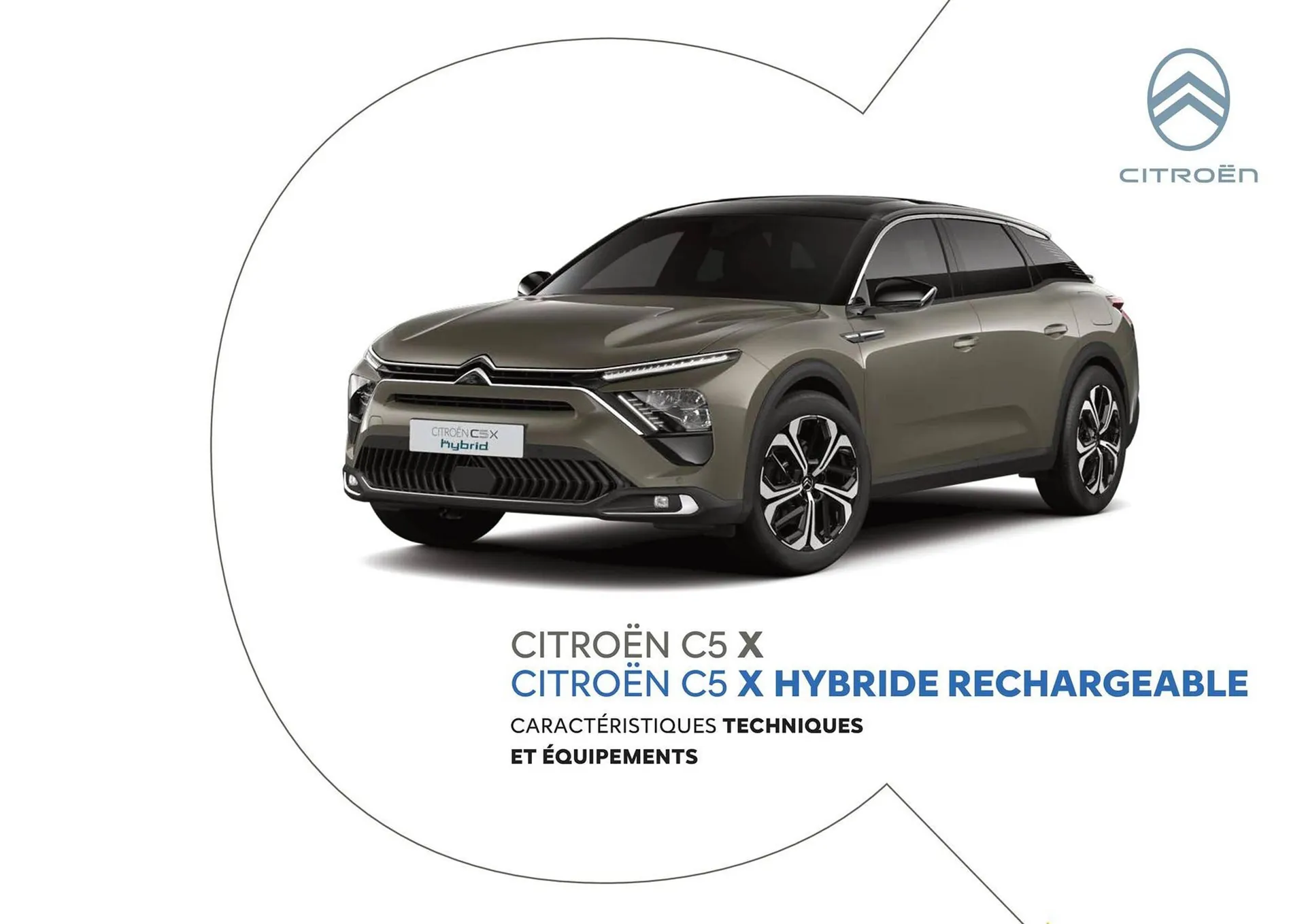 Catalogue Citroën C5 X du 9 janvier au 30 novembre 2024 - Catalogue page 1