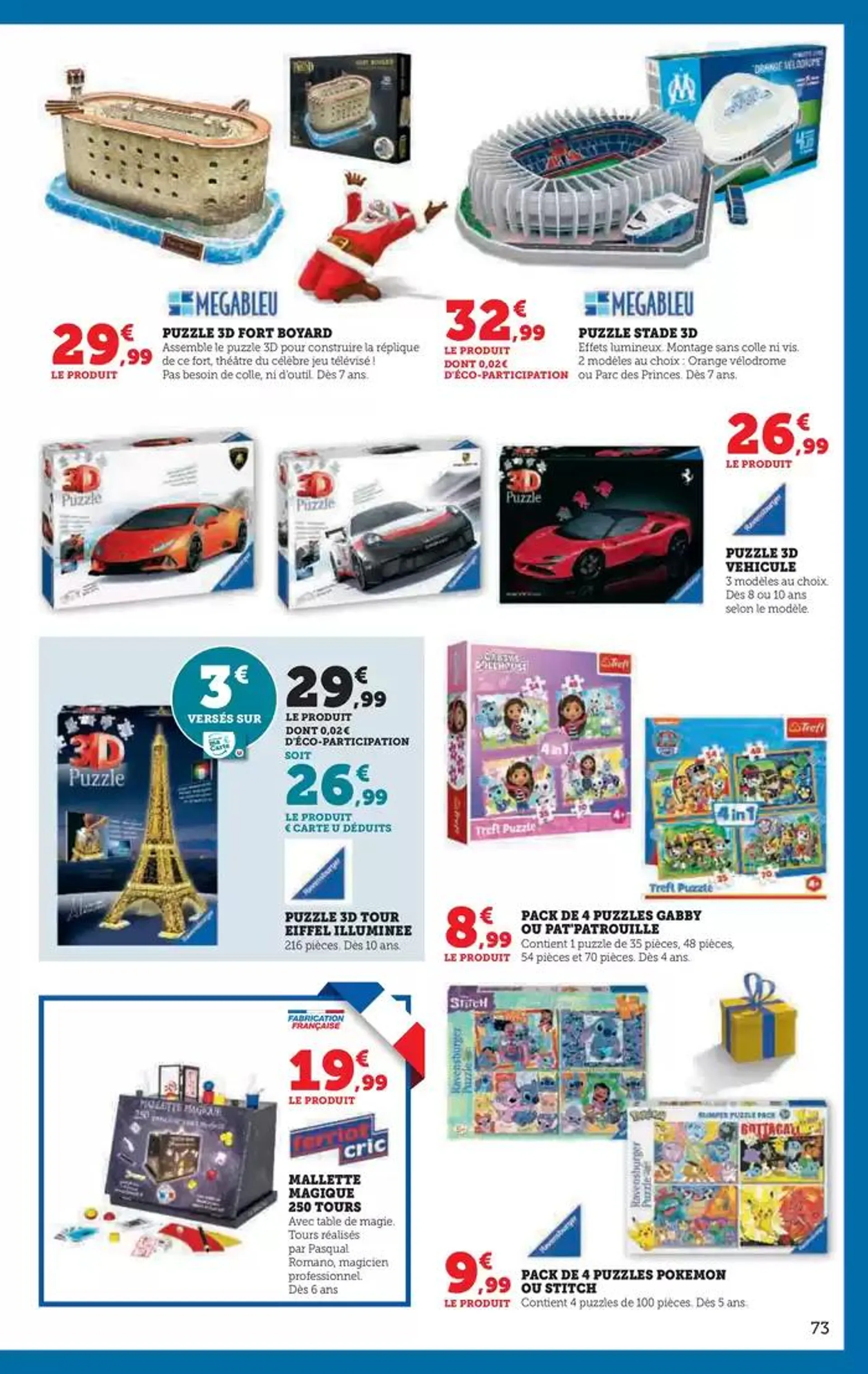 Jouets du 22 octobre au 8 décembre 2024 - Catalogue page 73