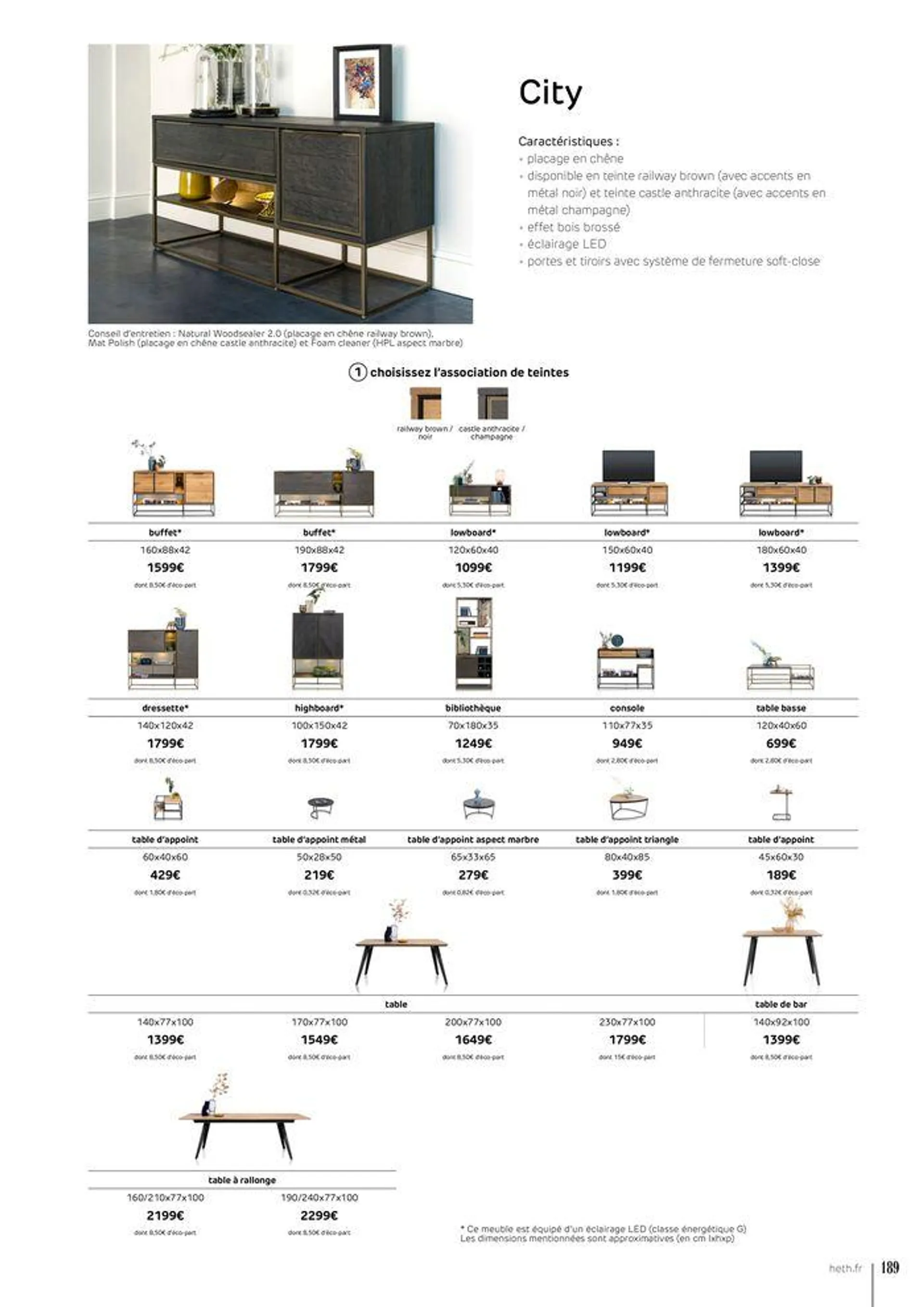 FAUTEUILS ET CANAPÉS  du 15 février au 30 novembre 2024 - Catalogue page 189