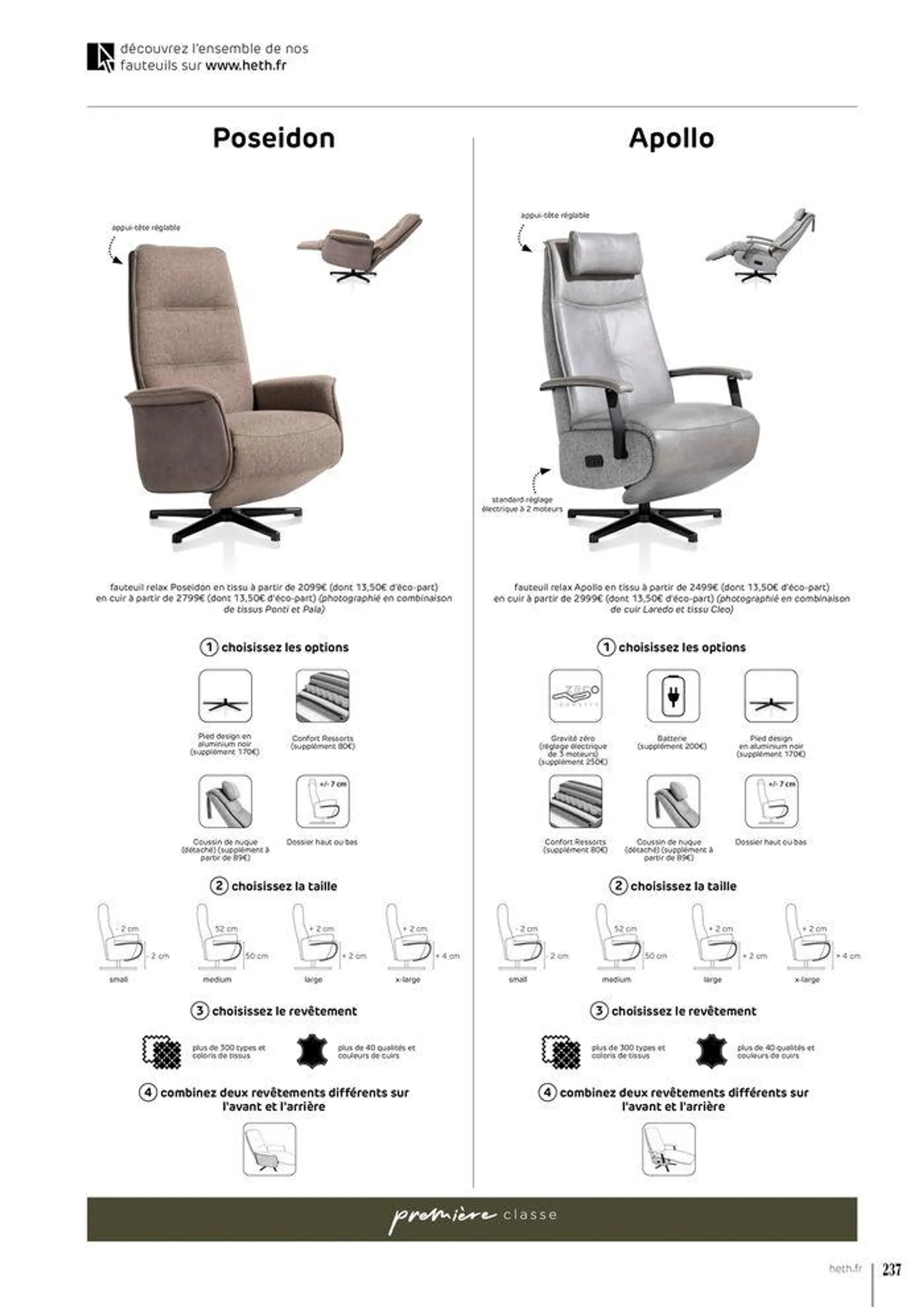 FAUTEUILS ET CANAPÉS  du 15 février au 30 novembre 2024 - Catalogue page 237