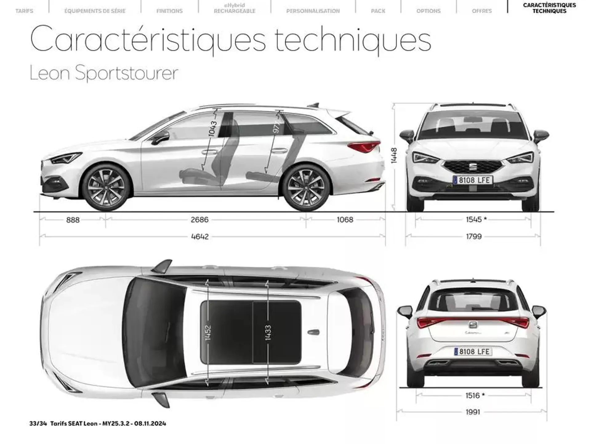 SEAT Leon 5 portes du 11 novembre au 9 novembre 2025 - Catalogue page 33