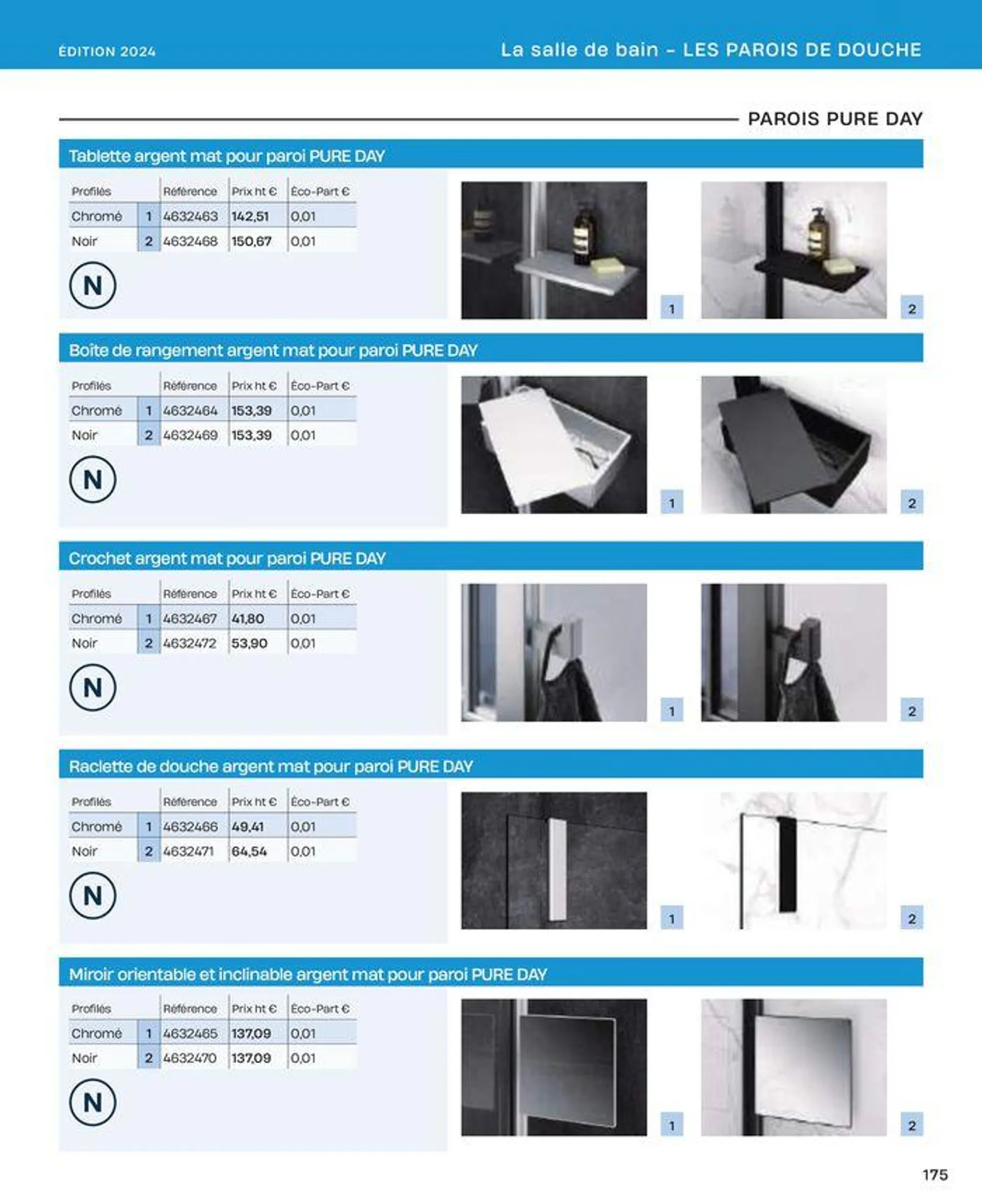 La salle de bain en toute sérénité du 2 juillet au 31 décembre 2024 - Catalogue page 175