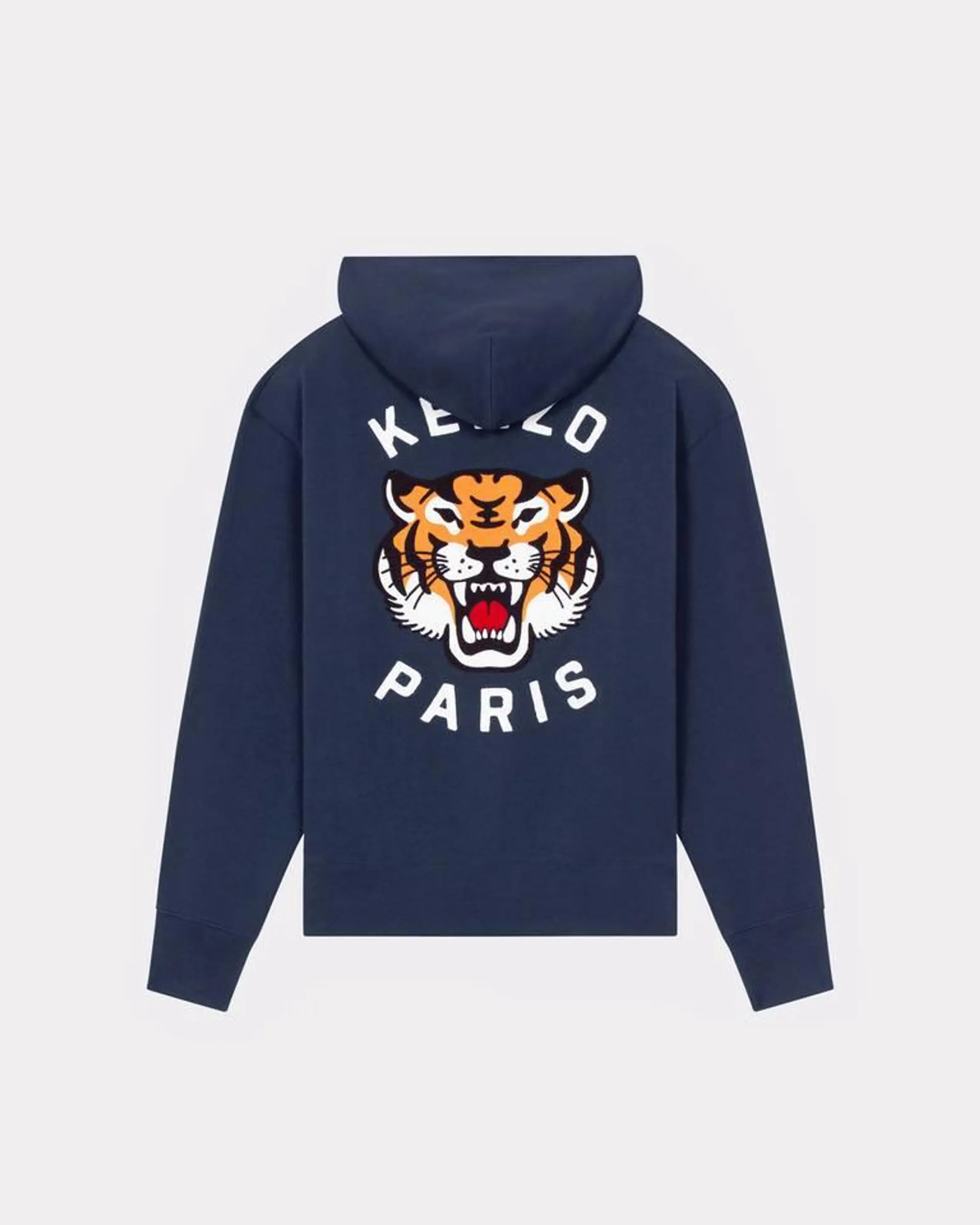 Sweatshirt oversize unisexe brodé 'Lucky Tiger'