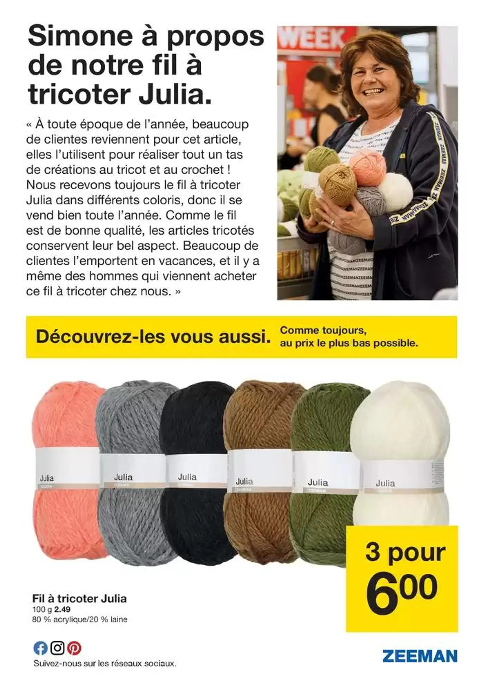 Dans nos magasins, nous voyons de nombreux clients revenir encore et toujours pour nos produits du 27 septembre au 11 octobre 2024 - Catalogue page 17