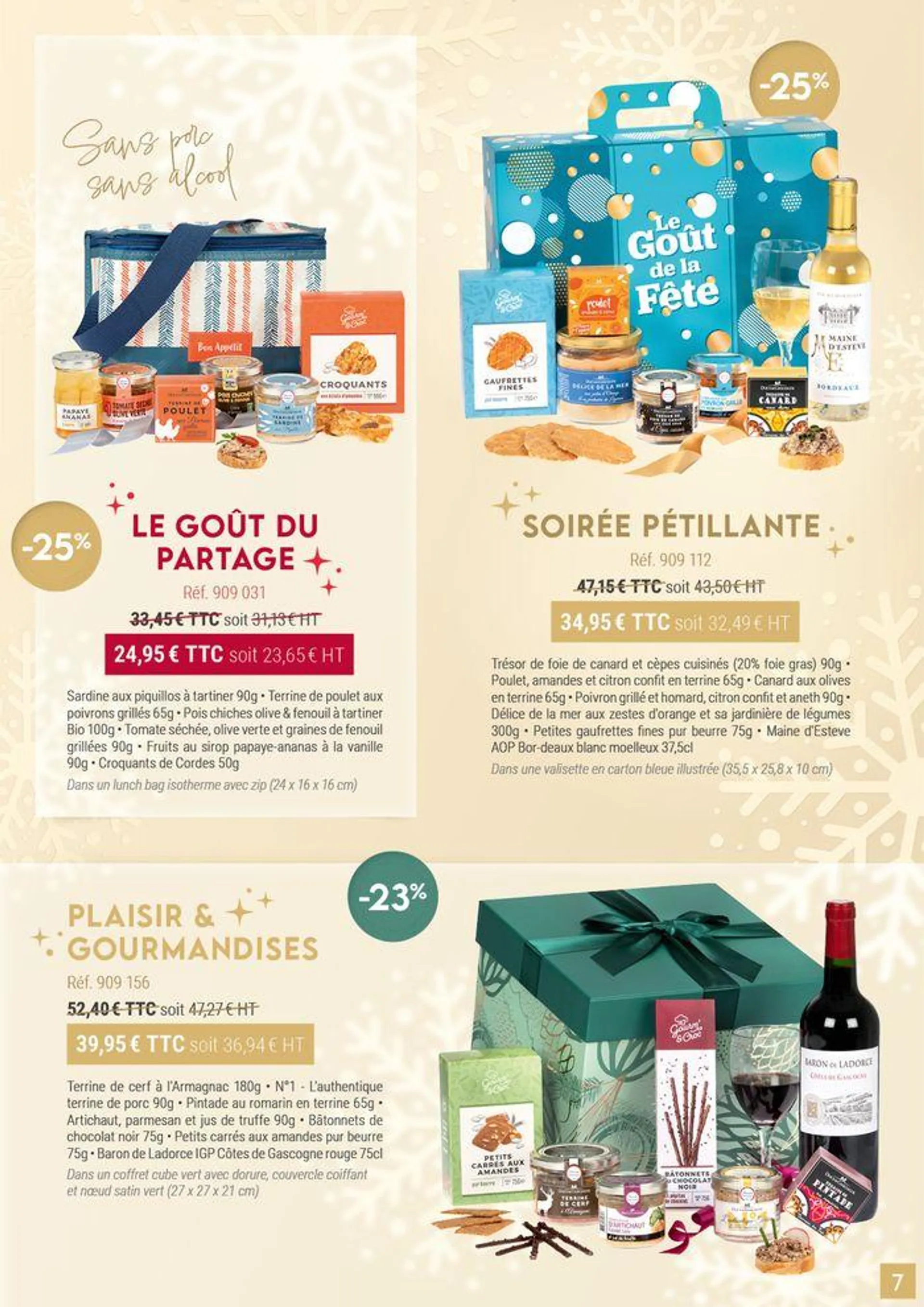 Cadeaux Gourmands du 12 décembre au 31 août 2024 - Catalogue page 7