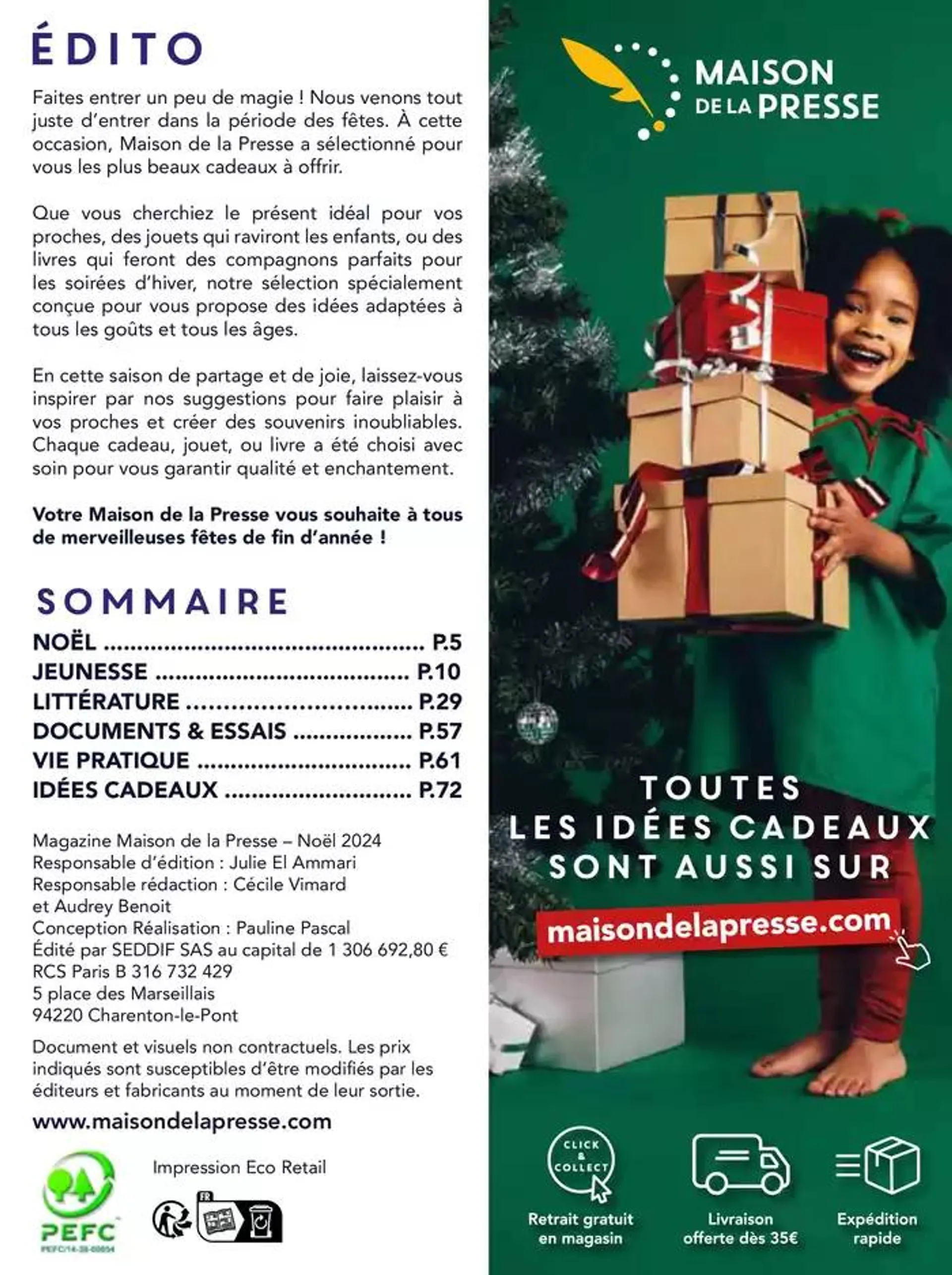 Les belles surprises de Noël du 23 octobre au 25 décembre 2024 - Catalogue page 3