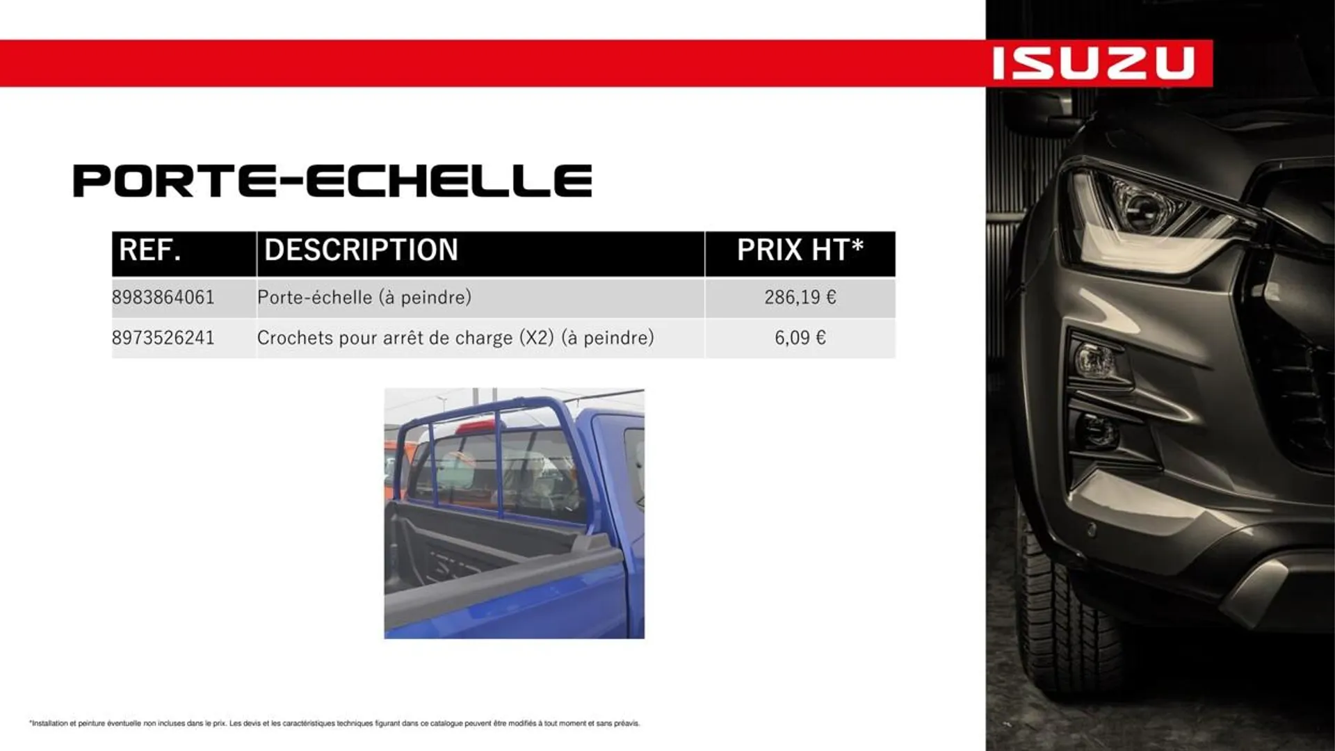 Catalogue ACCESSOIRES D-MAX - N60 N57  - 30